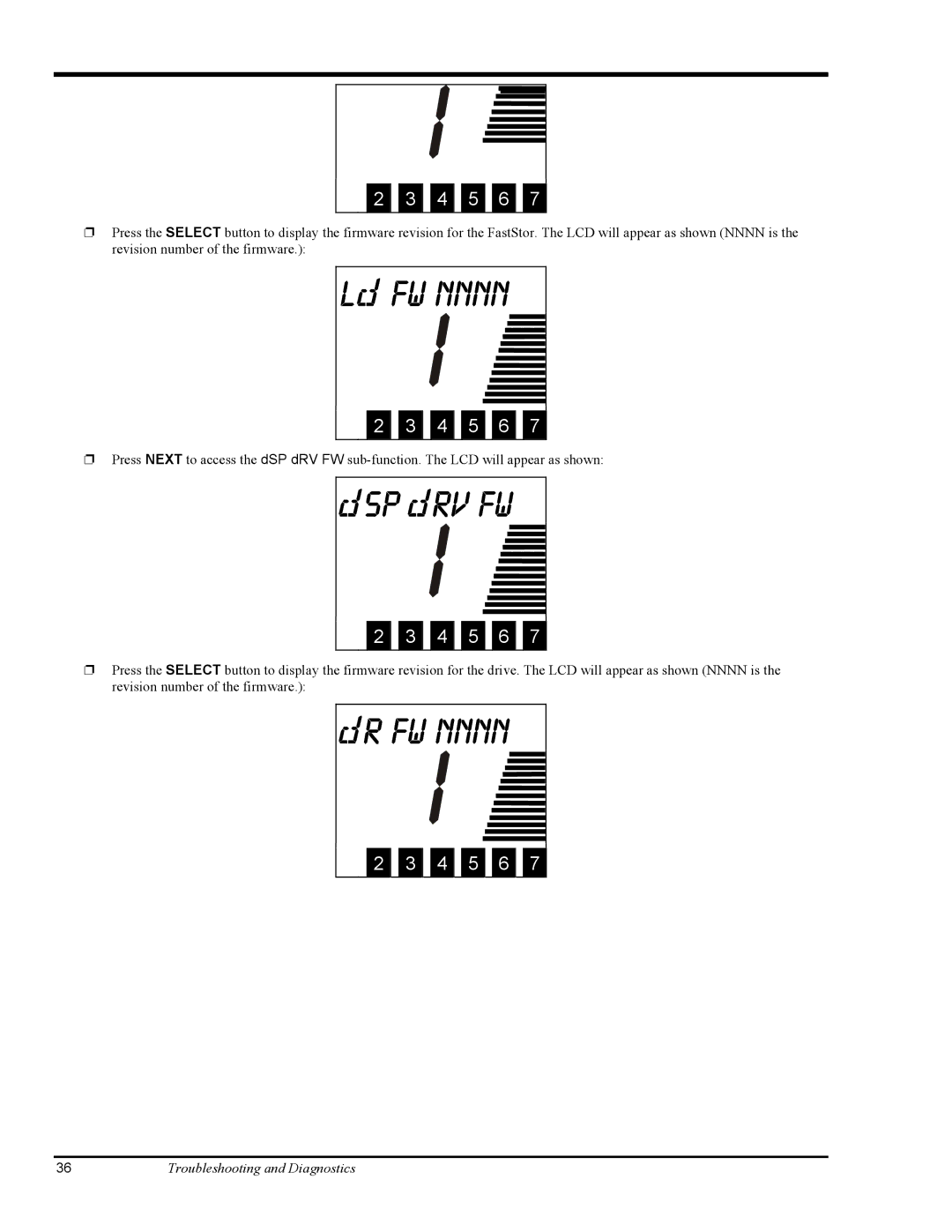 ADIC FastStor Mass Storage Device manual Fw Nnnn, Sp rv fw 