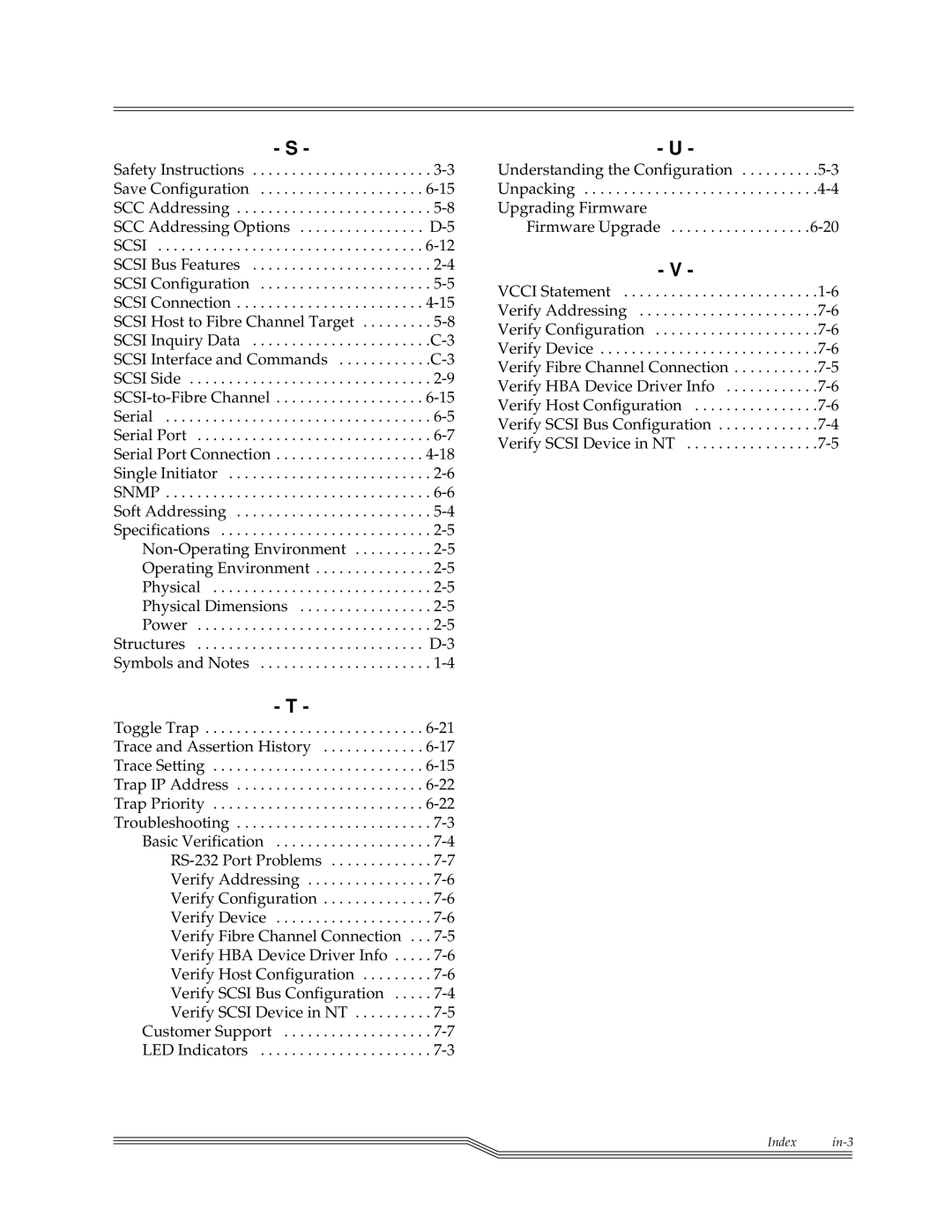 ADIC FCR 200 manual Verify Scsi Bus Configuration Verify Scsi Device in NT 