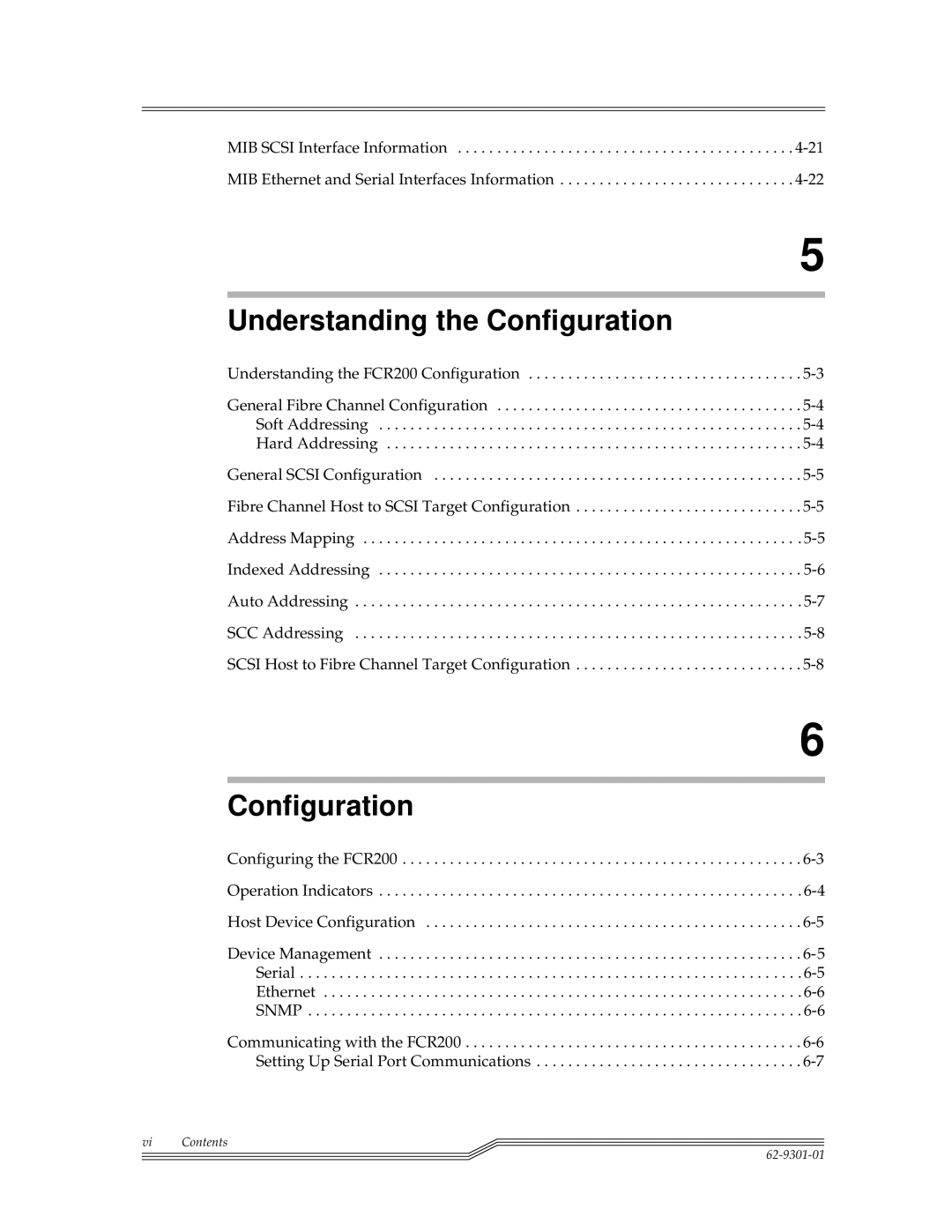 ADIC FCR 200 manual Understanding the Configuration 