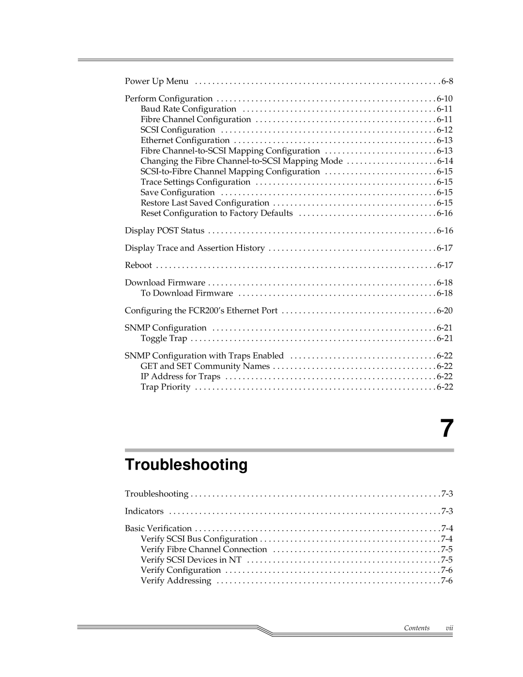 ADIC FCR 200 manual Troubleshooting, Configuring the FCR200’s Ethernet Port 