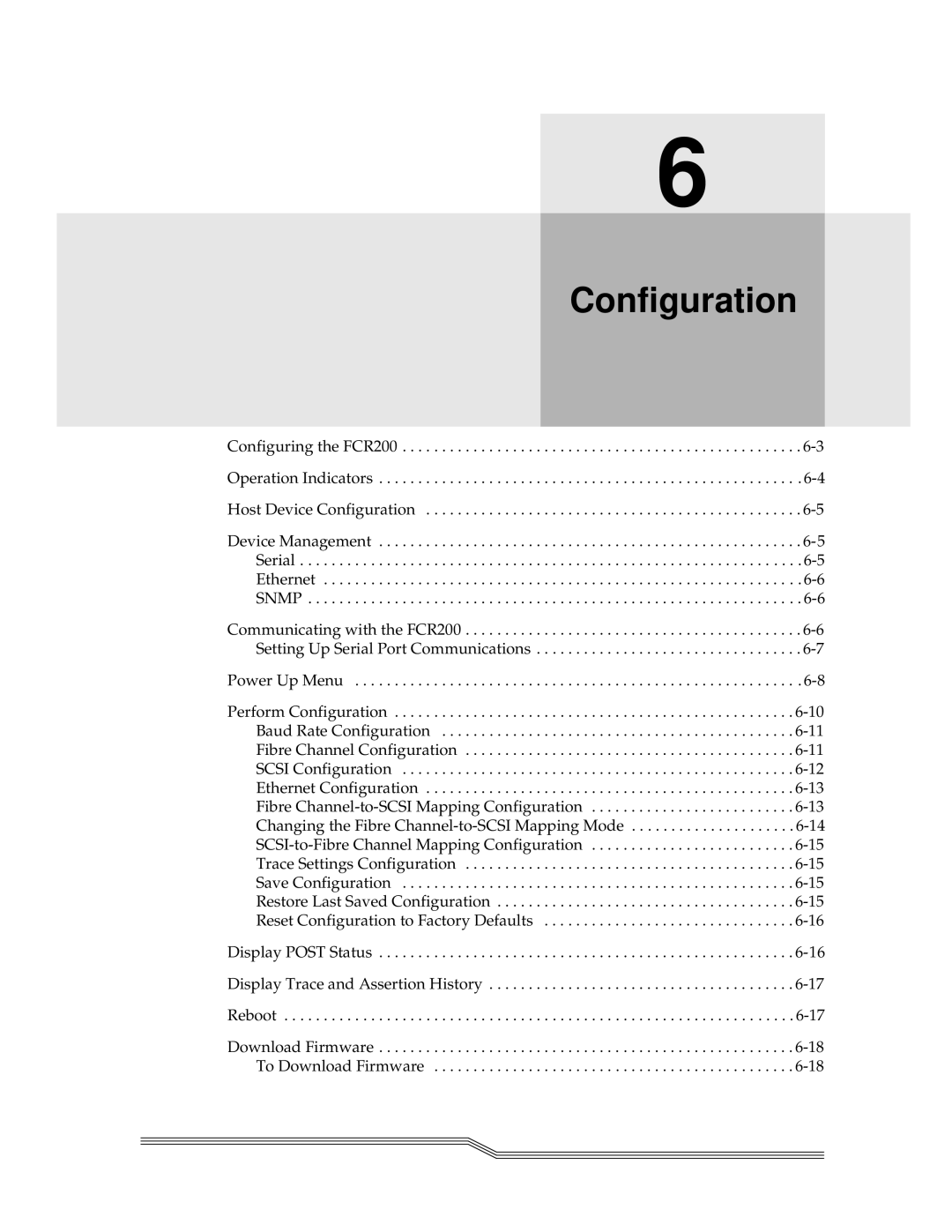 ADIC FCR 200 manual Power Up Menu 