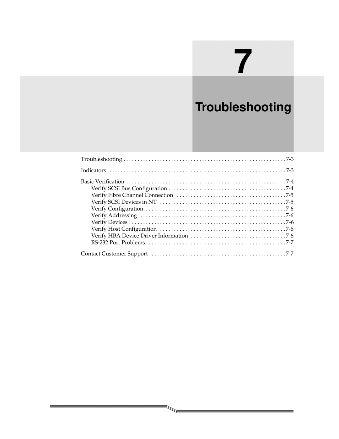 ADIC FCR 200 manual Troubleshooting 