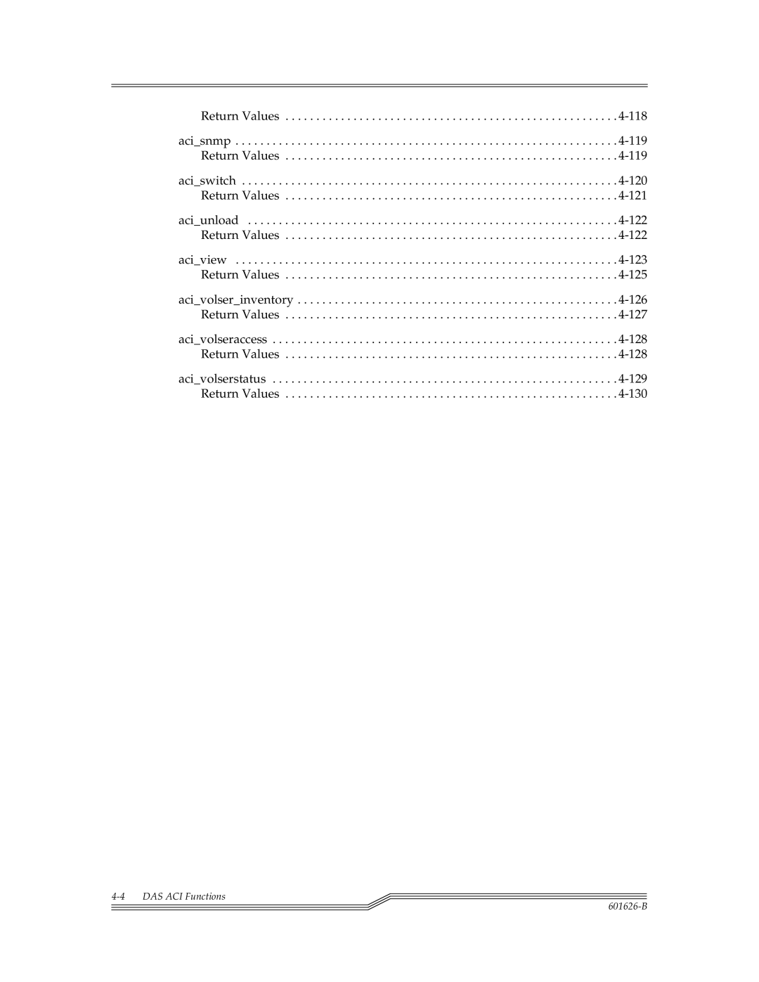 ADIC Server manual DAS ACI Functions 601626-B 