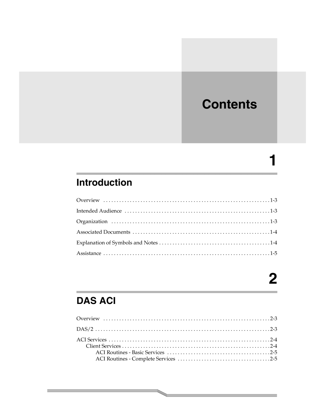 ADIC Server manual Contents 