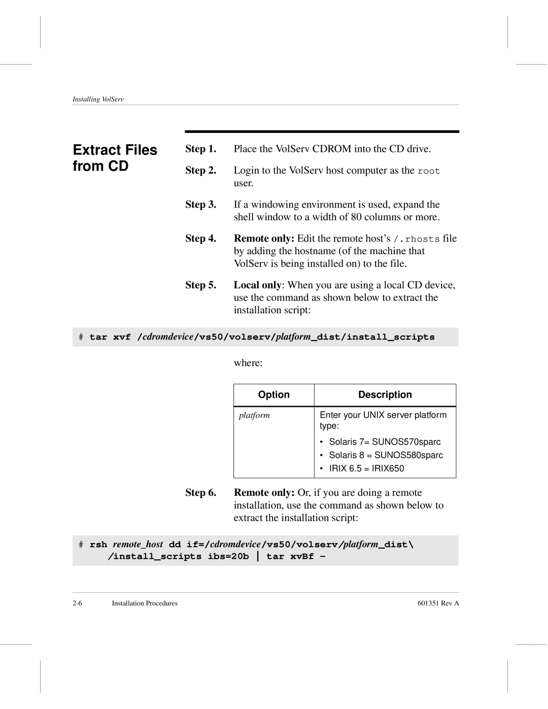 ADIC Version 5.0 manual Extract Files from CD, Where 