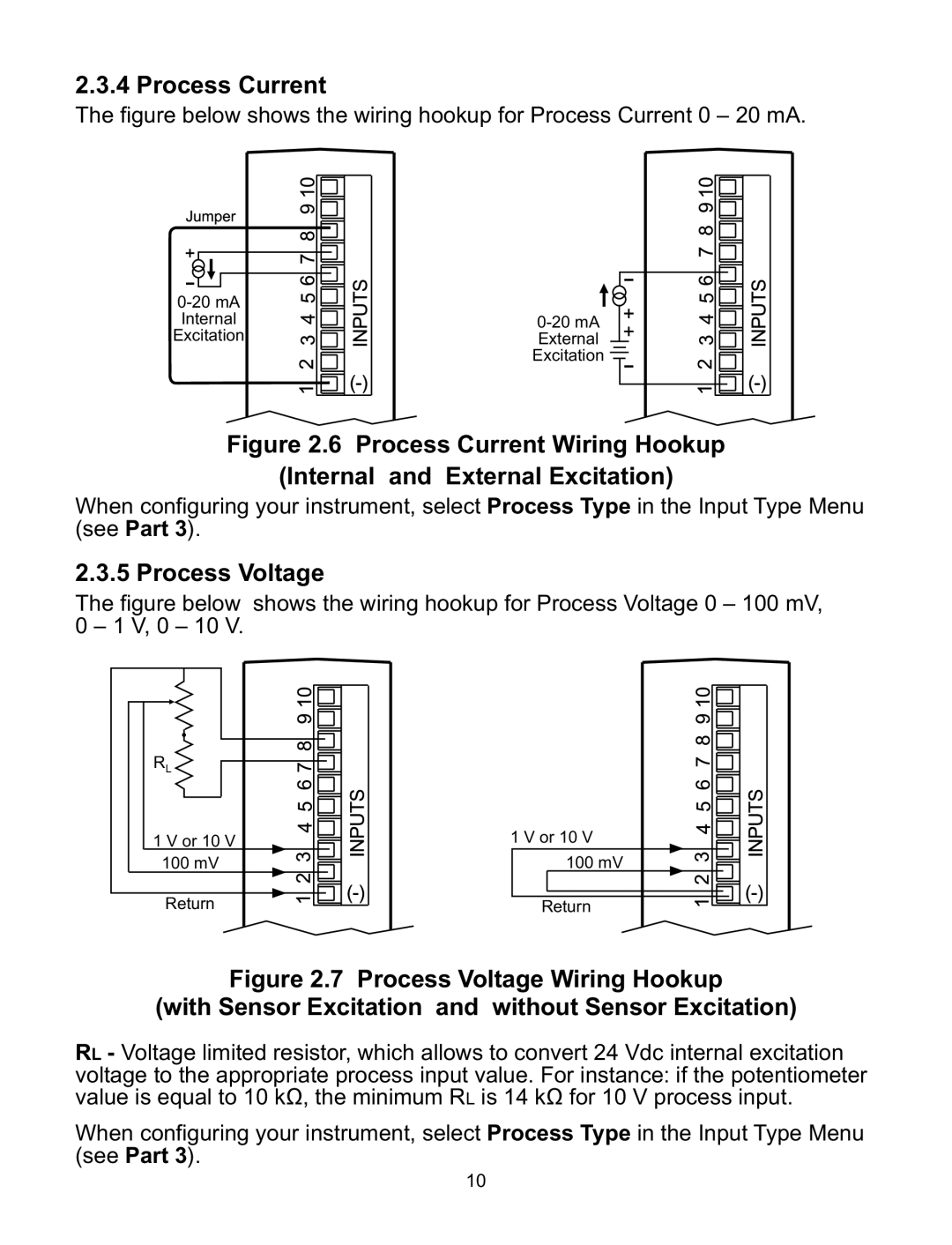 a/d/s/ iSeries manual Process Current, Process Voltage 