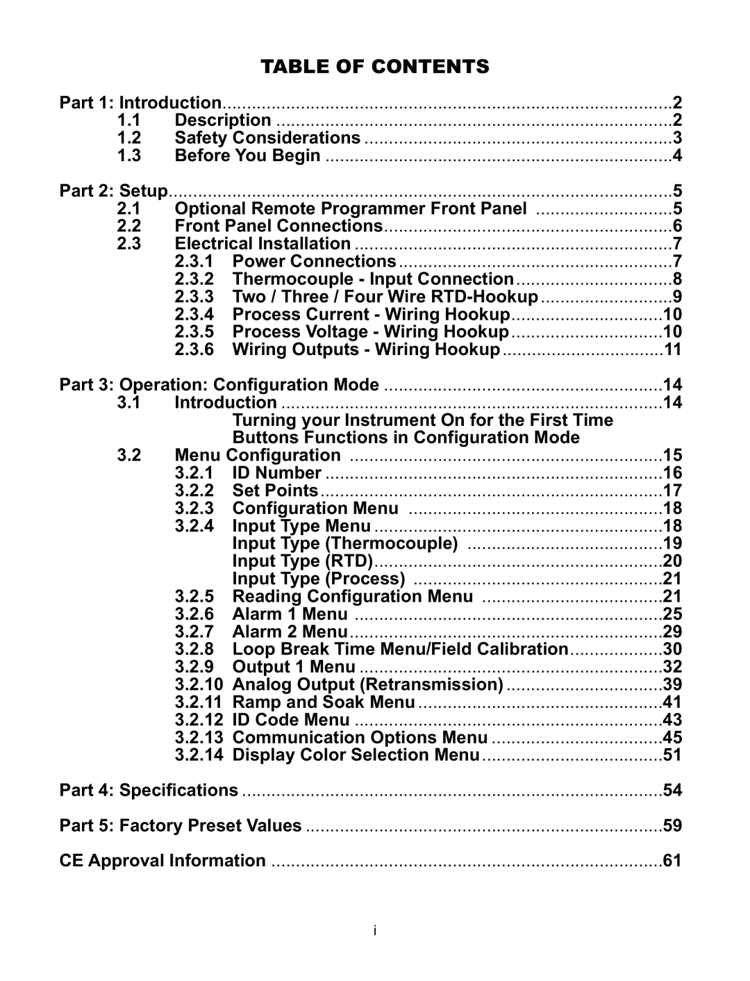 a/d/s/ iSeries manual Table of Contents 