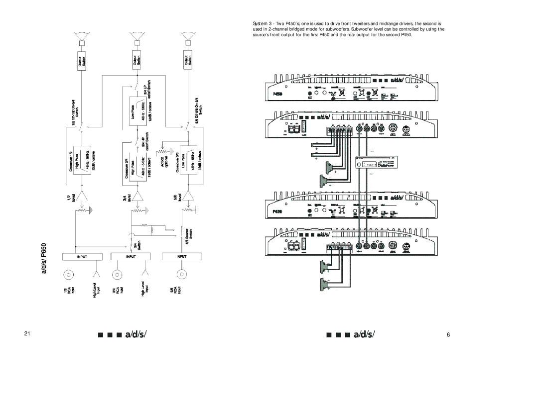 a/d/s/ P450, P650, P850 owner manual 