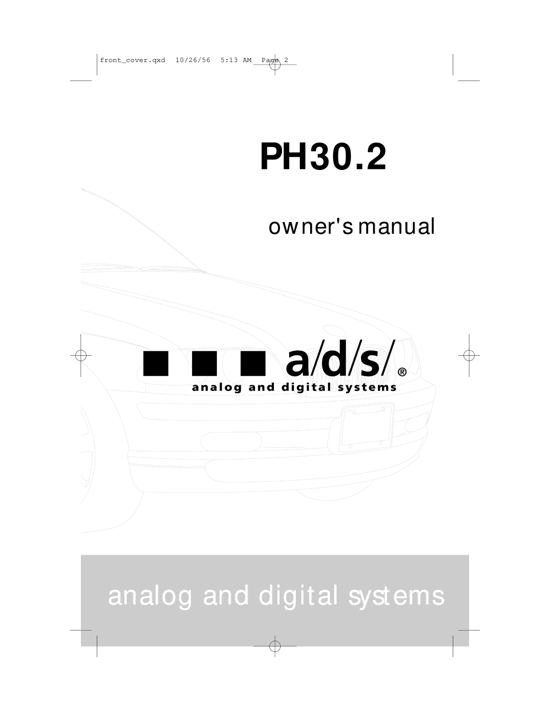 a/d/s/ PH30.2 manual 