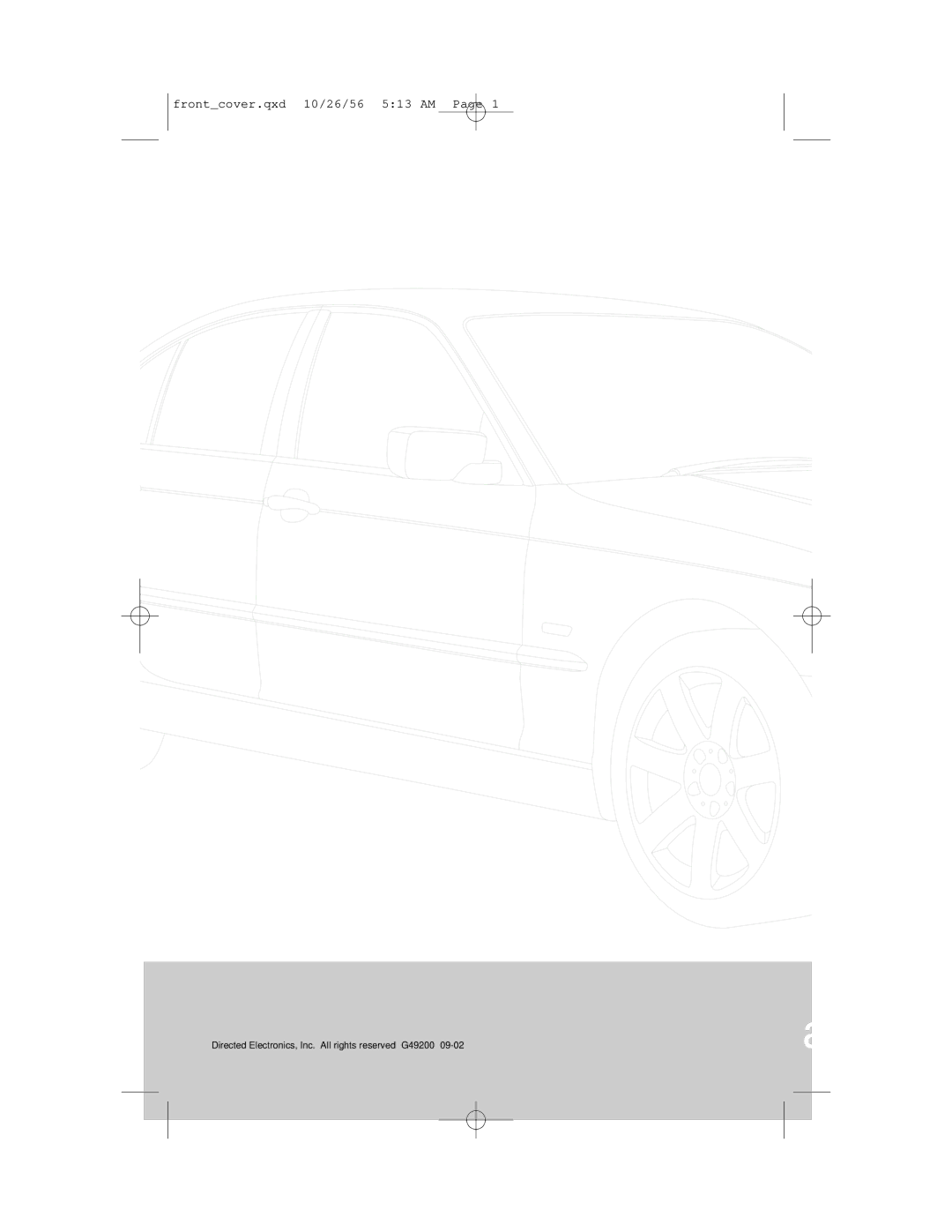 a/d/s/ PH30.2 manual Directed Electronics, Inc. All rights reserved G49200 