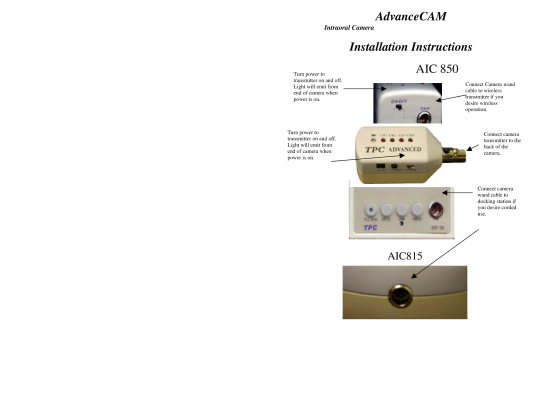 ADS Technologies AdvanceCAM manual 