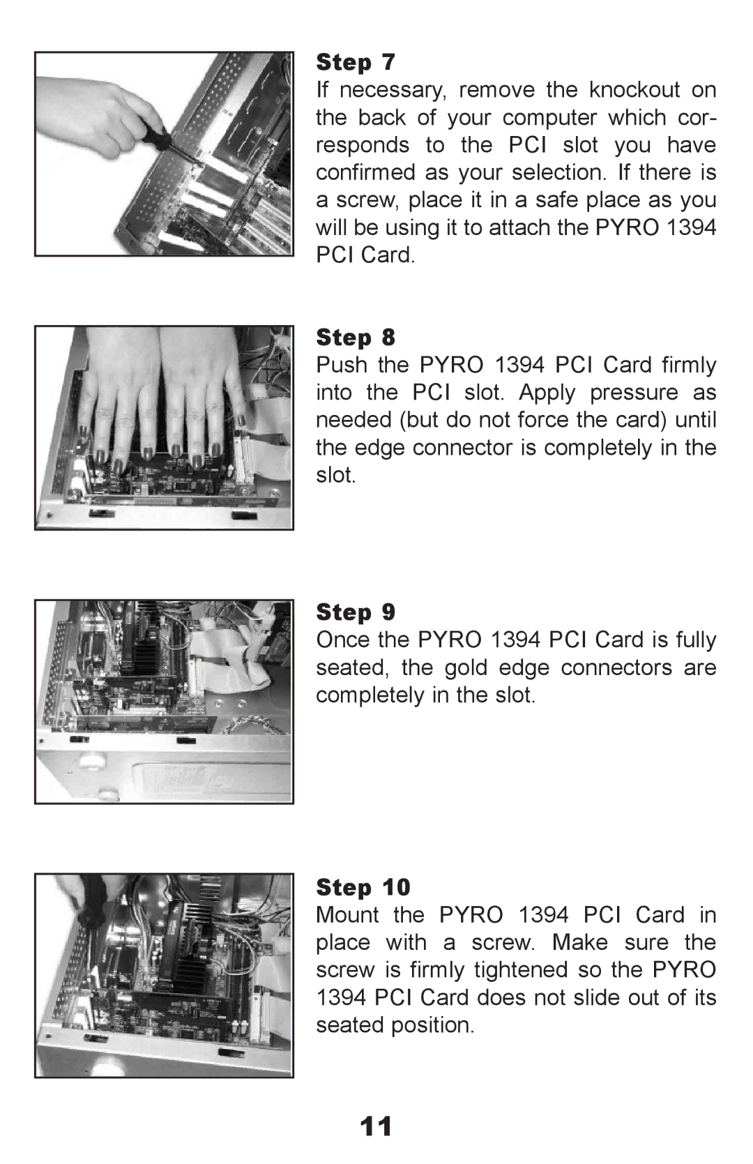 ADS Technologies API-408 manual Step 