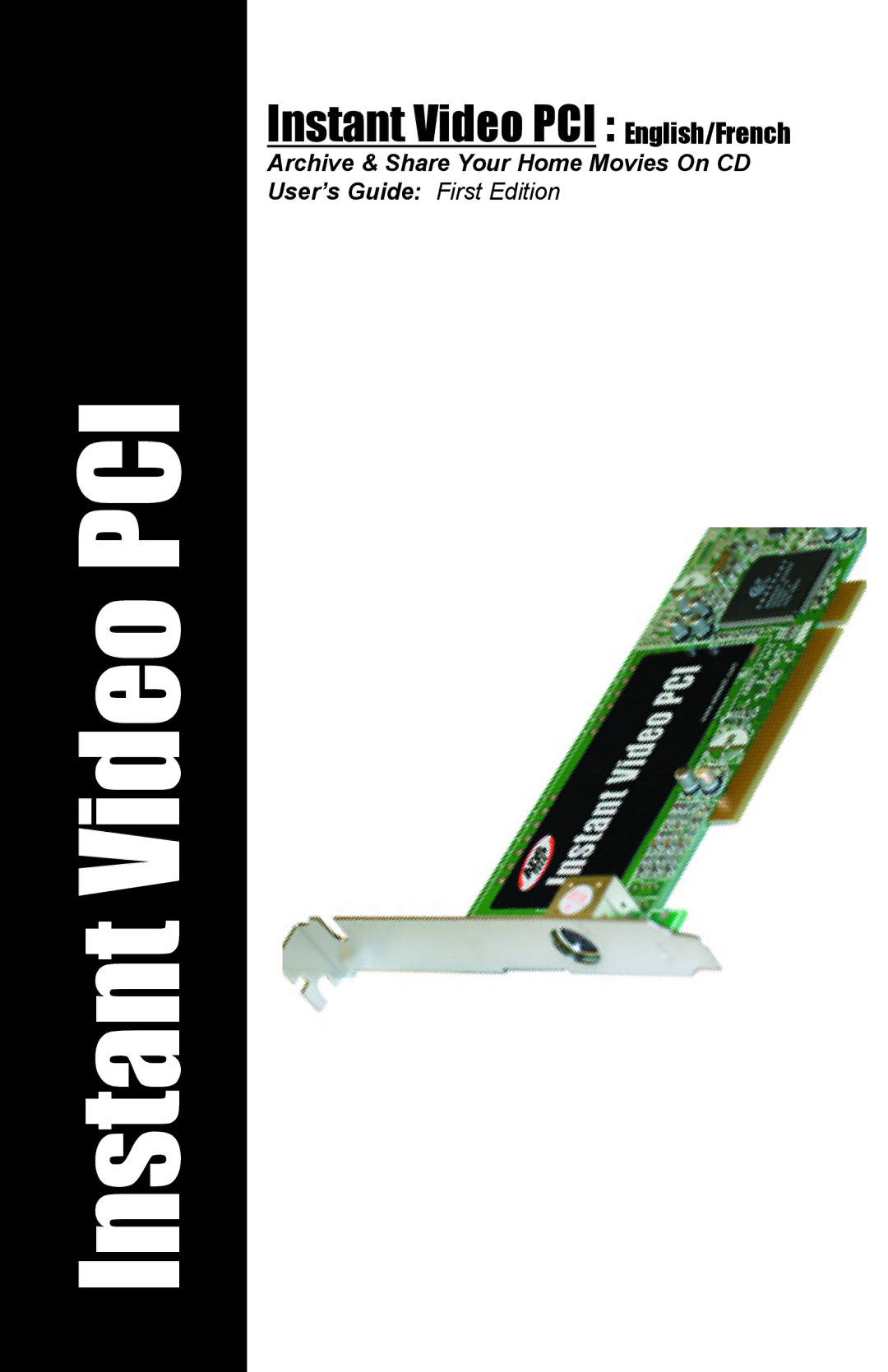 ADS Technologies Instant Video PCI manual 