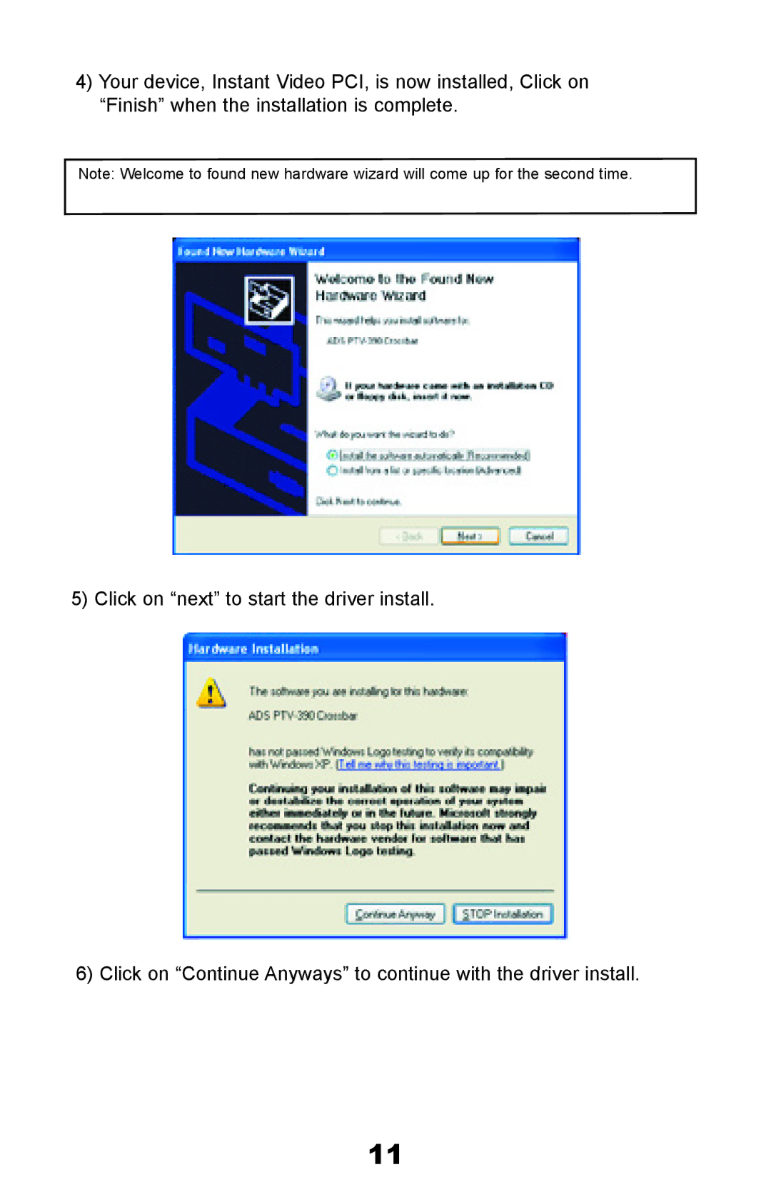 ADS Technologies Instant Video PCI manual 