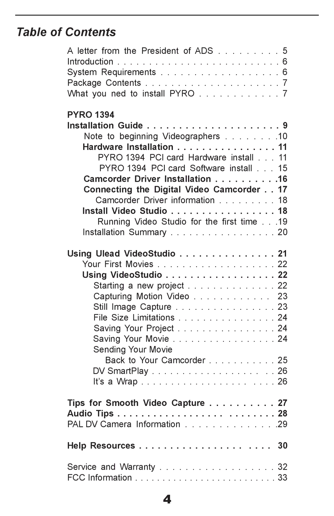 ADS Technologies None manual Table of Contents 