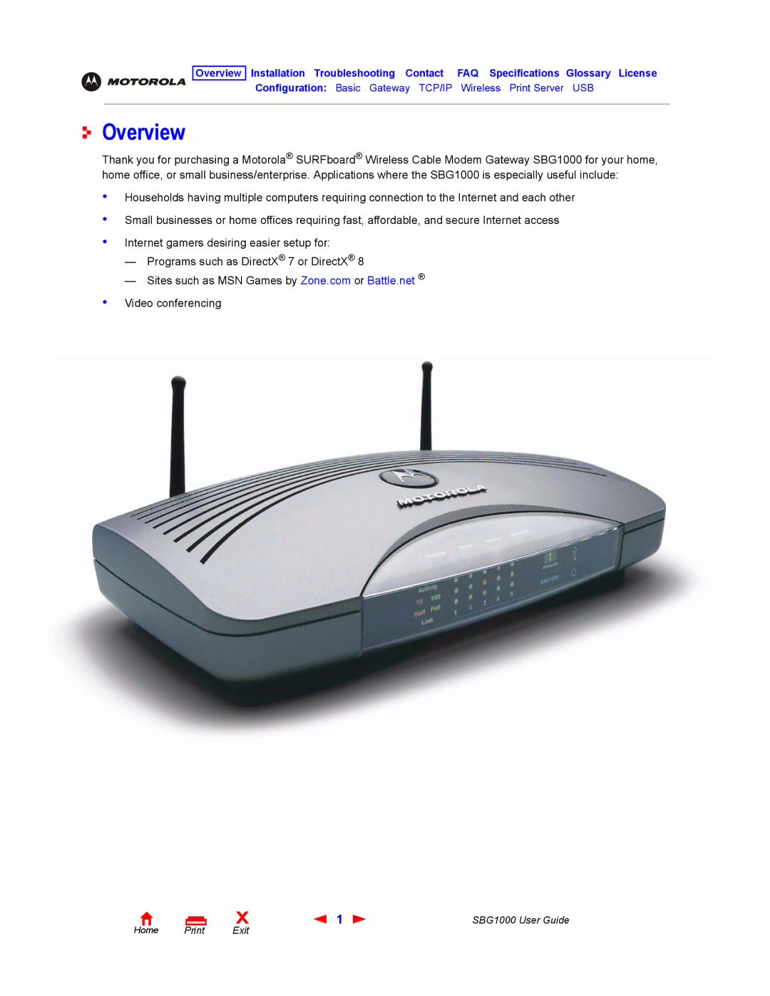 ADS Technologies SBG1000 manual Overview 