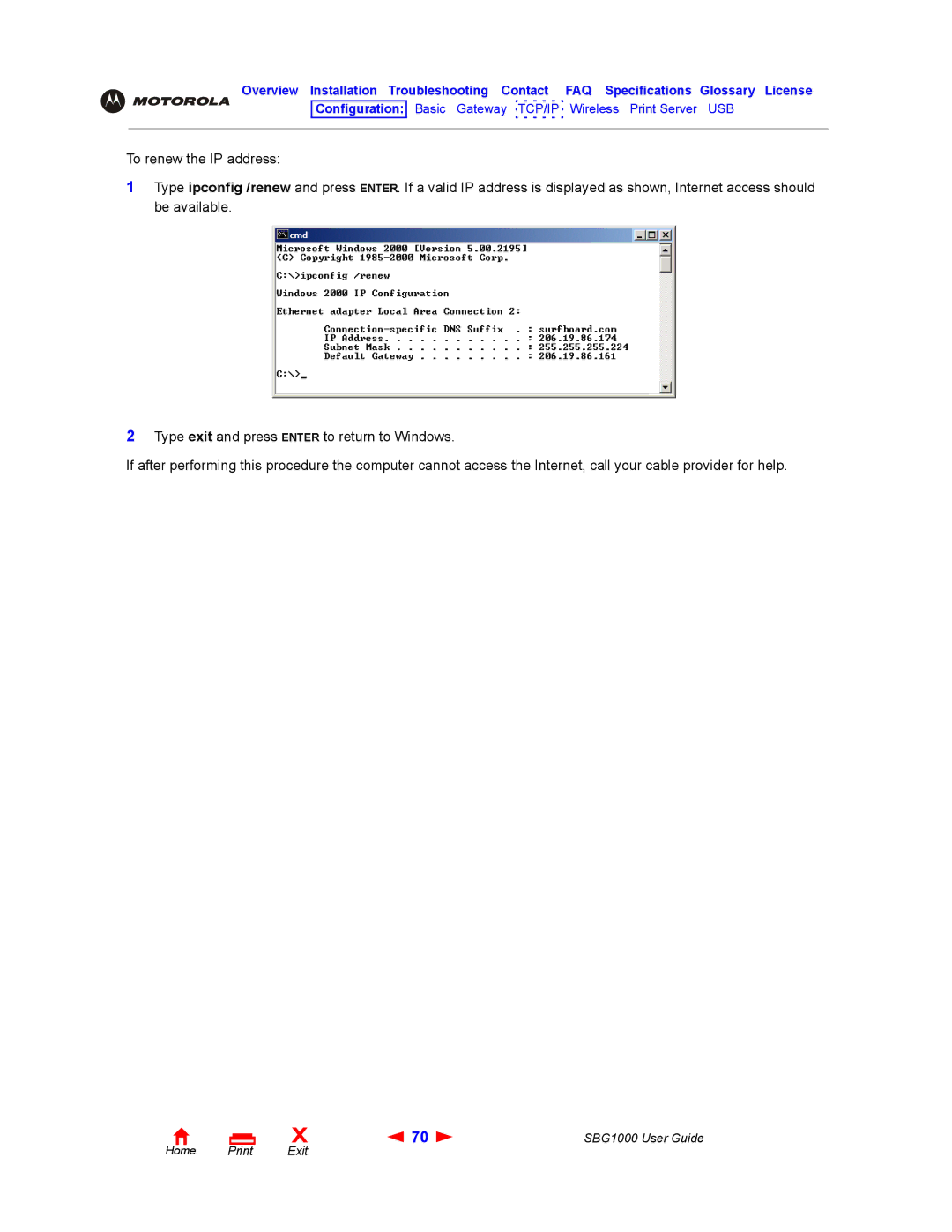 ADS Technologies SBG1000 manual Configuration Basic Gateway TCP/IP Wireless Print Server USB 