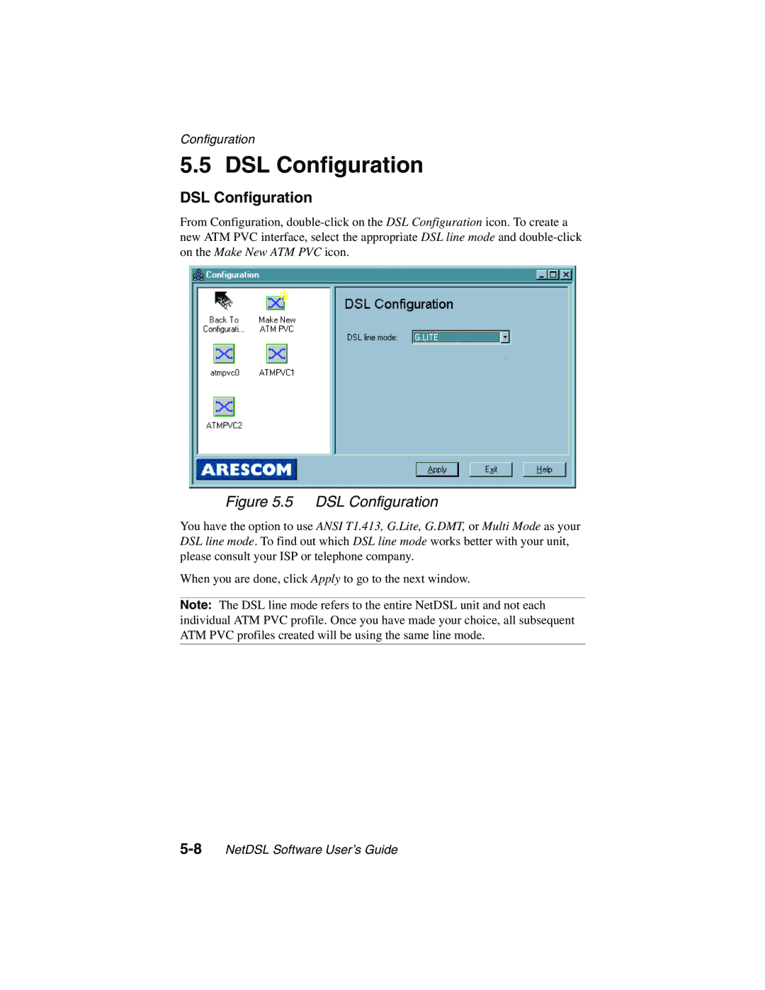 ADS Technologies version 5.2b1 manual DSL Configuration 