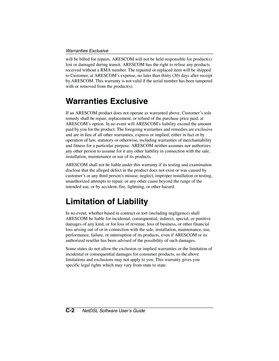 ADS Technologies version 5.2b1 manual Warranties Exclusive, Limitation of Liability 