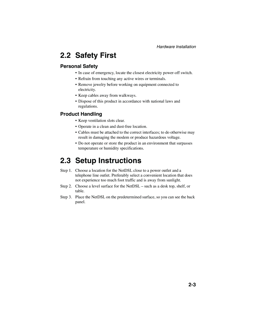 ADS Technologies version 5.2b1 manual Safety First, Setup Instructions, Personal Safety, Product Handling 