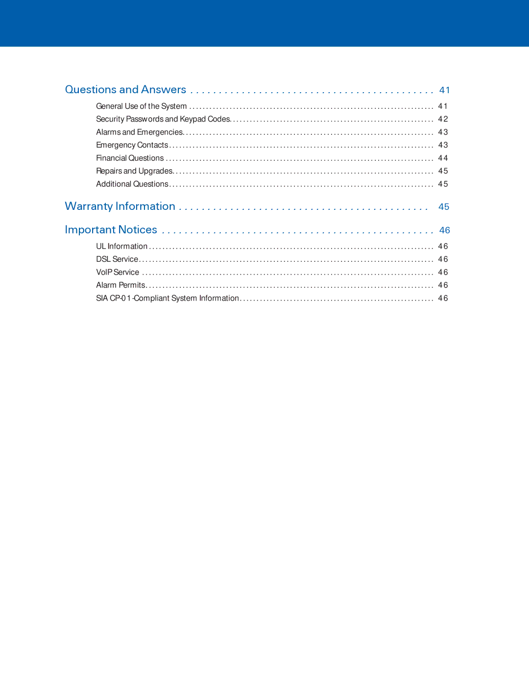 ADT Security Services BHS-3000C user manual Questions and Answers, Warranty Information Important Notices 