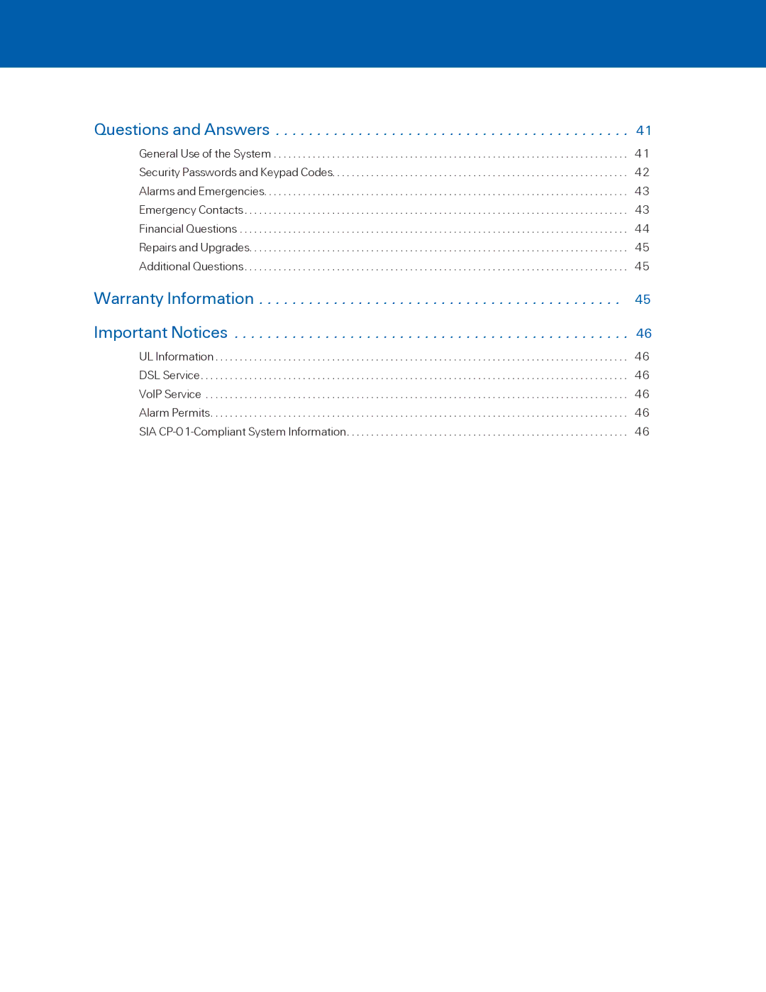 ADT Security Services BHS-4000A user manual Questions and Answers, Warranty Information Important Notices 