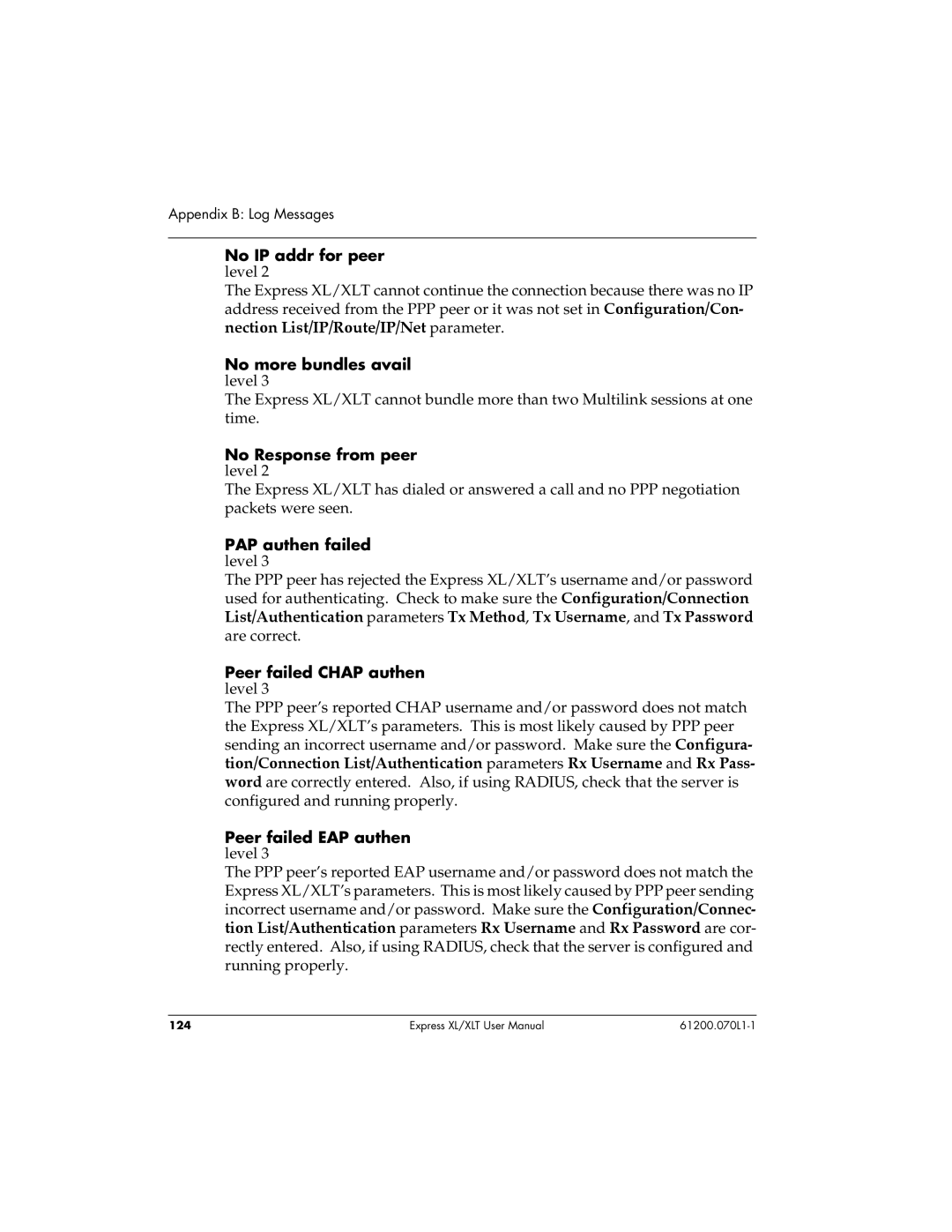 ADTRAN 1200070L1, 1200070L2 user manual 124 