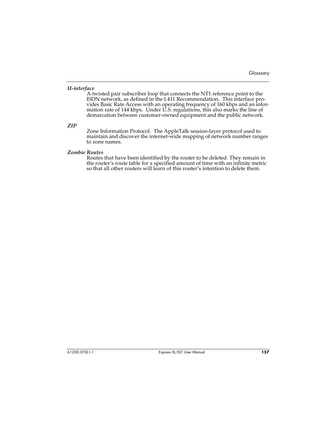 ADTRAN 1200070L2, 1200070L1 user manual Zip 