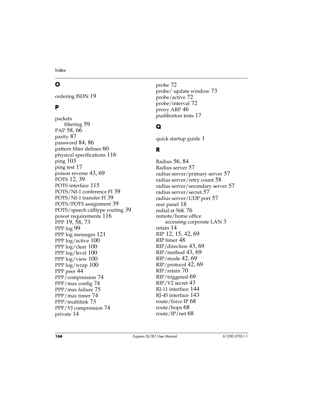 ADTRAN 1200070L1, 1200070L2 user manual PPP 19, 58 