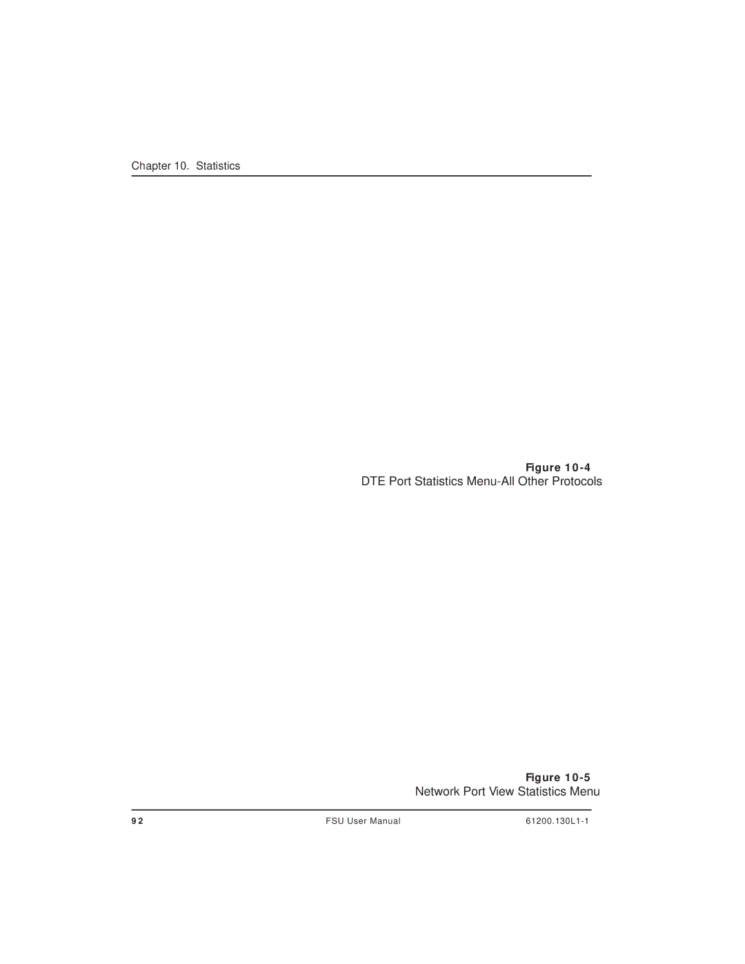 ADTRAN 1200130L1, 1200130L2 user manual Statistics 