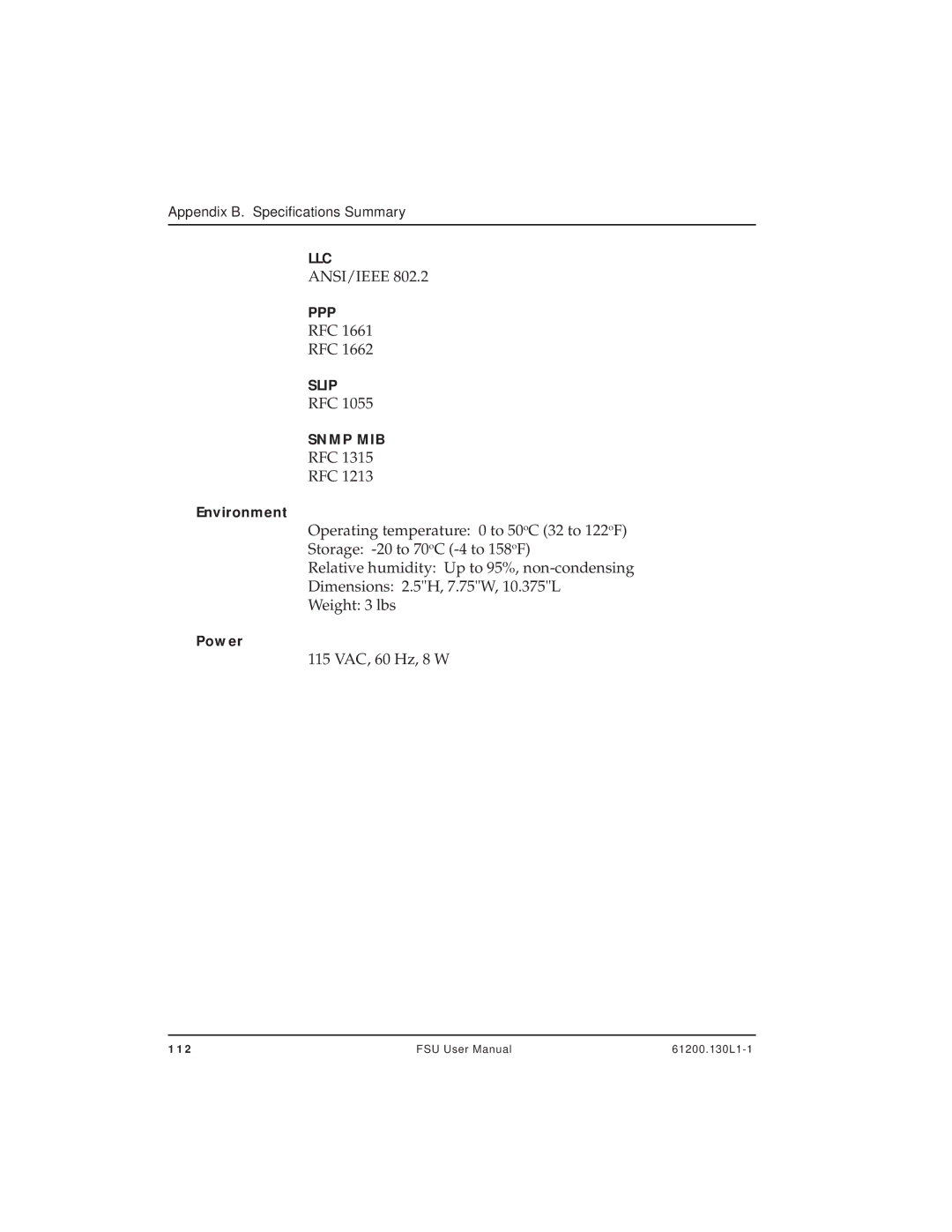 ADTRAN 1200130L1, 1200130L2 user manual Ansi/Ieee 