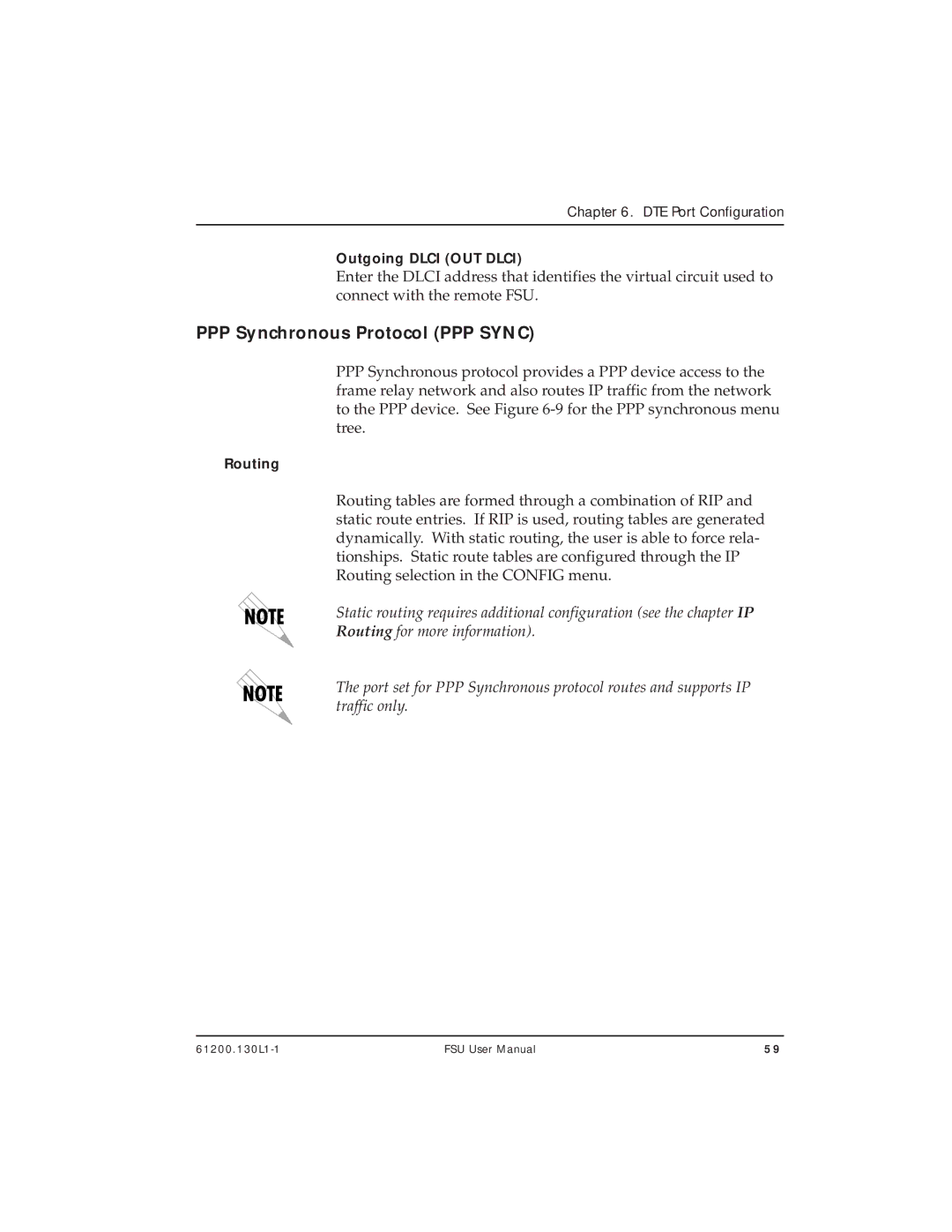 ADTRAN 1200130L2, 1200130L1 user manual PPP Synchronous Protocol PPP Sync 