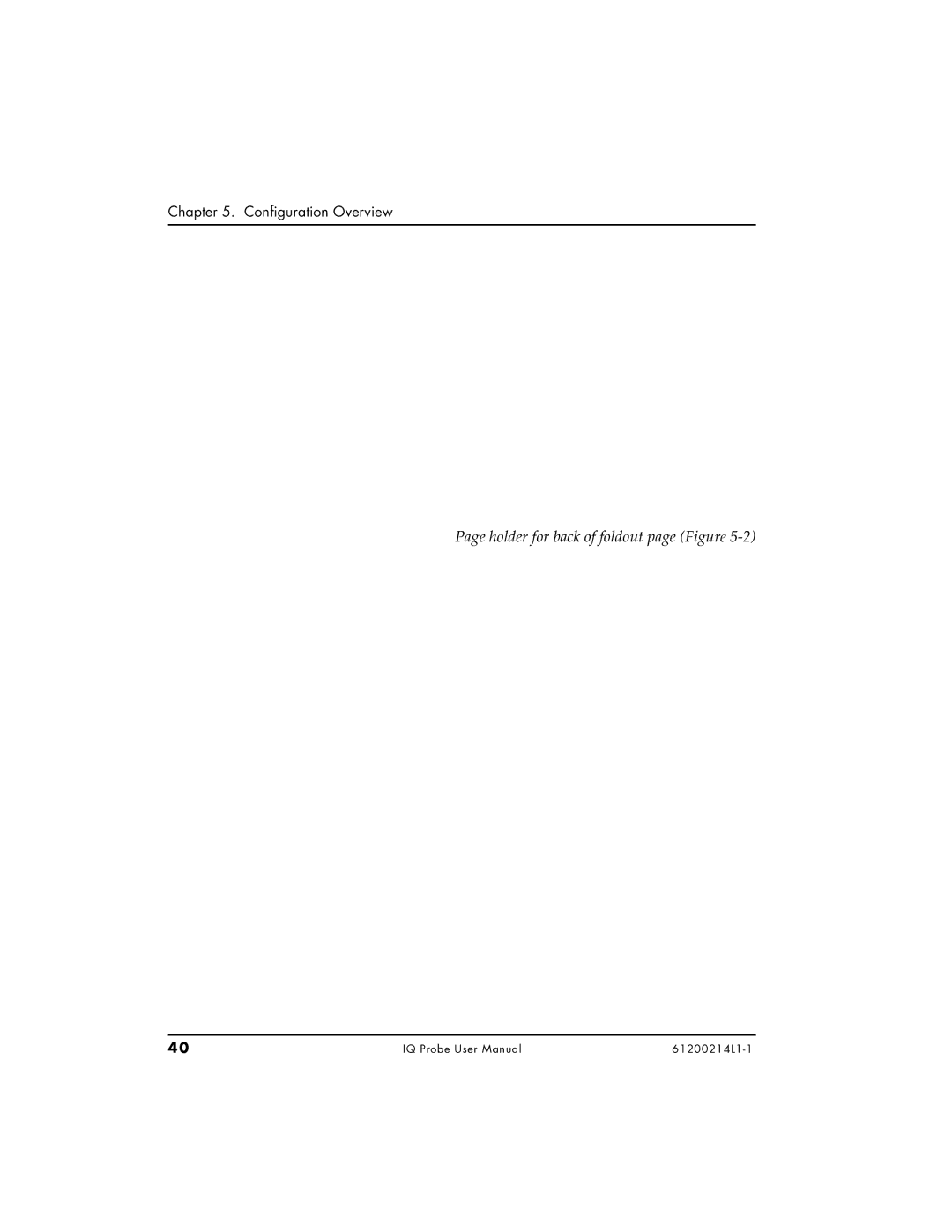 ADTRAN 1200214L1, 1204002L1, 1204006L1 user manual Holder for back of foldout page Figure 