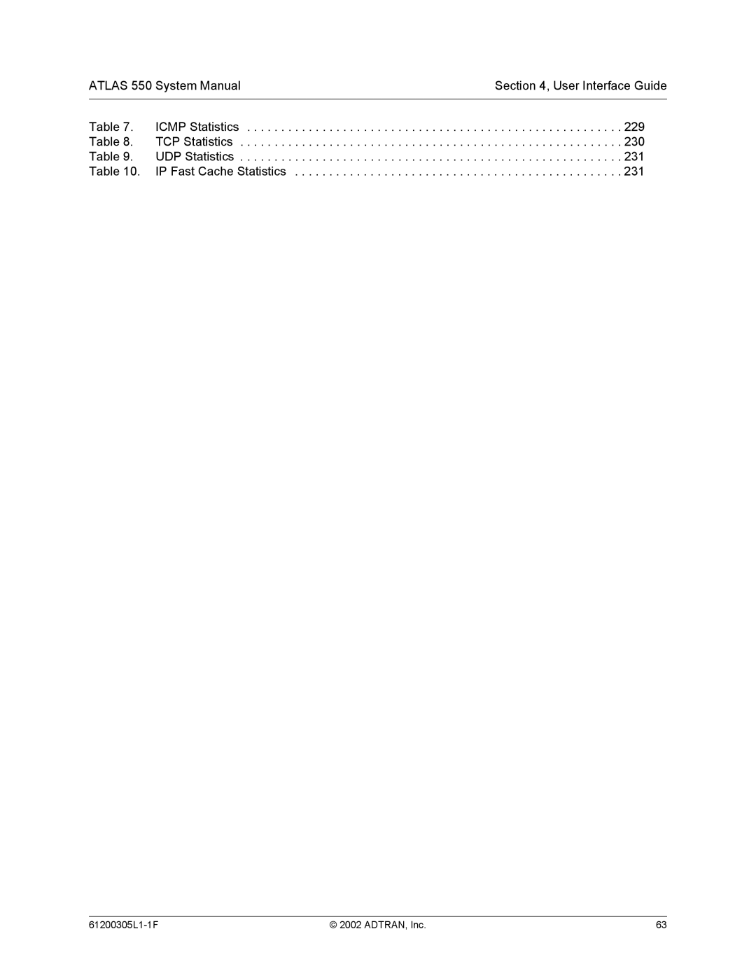 ADTRAN 1200305L1 system manual Atlas 550 System Manual User Interface Guide 