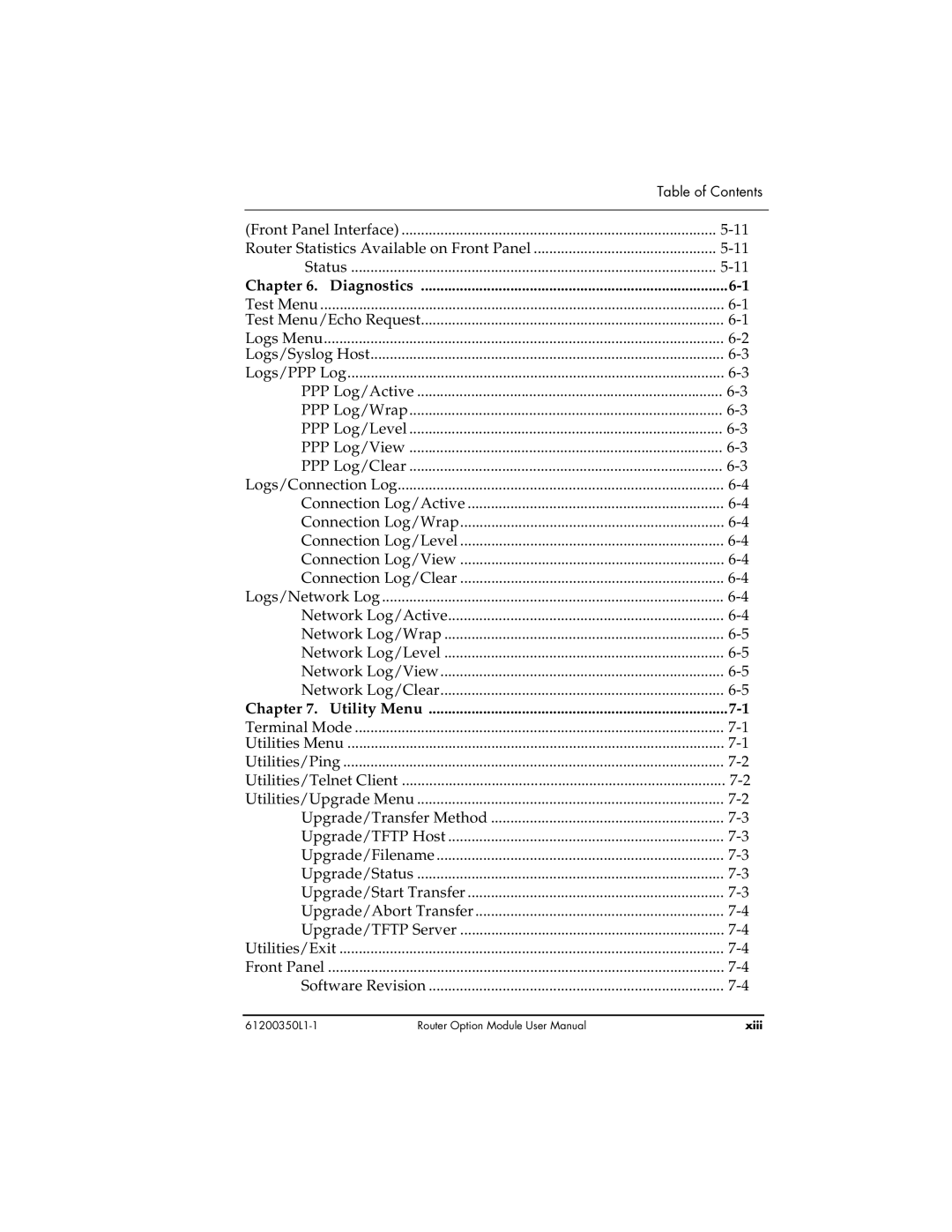 ADTRAN 1200350L1 user manual Software Revision 