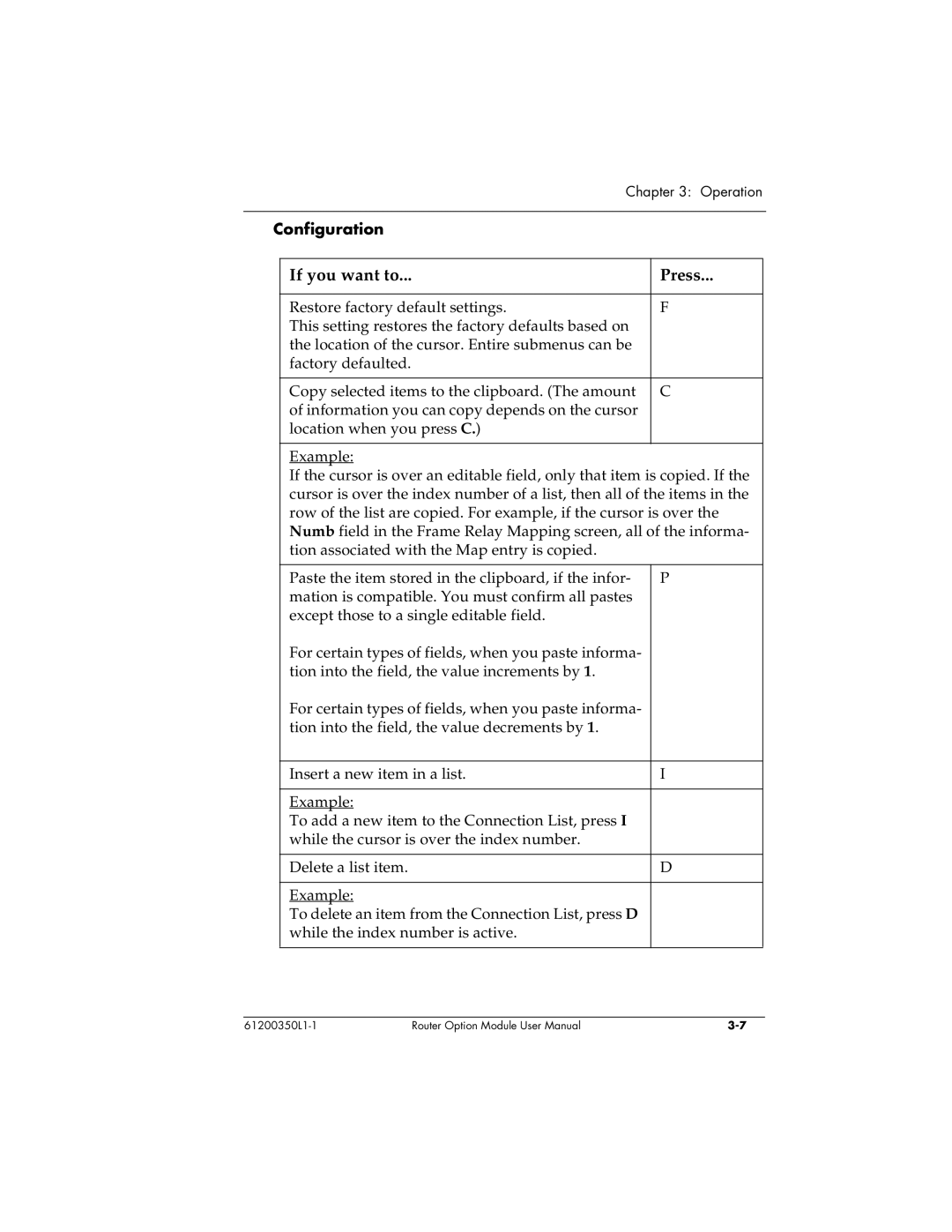 ADTRAN 1200350L1 user manual Configuration 