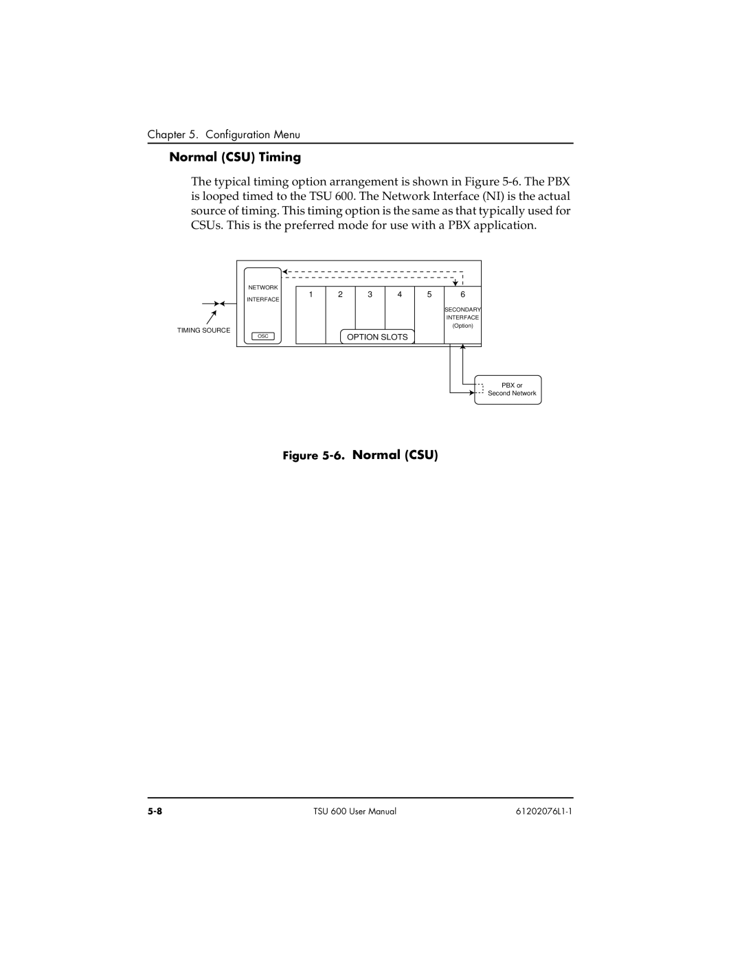 ADTRAN 1202076L2#DC, 1202076L1#DC user manual Normal CSU Timing 