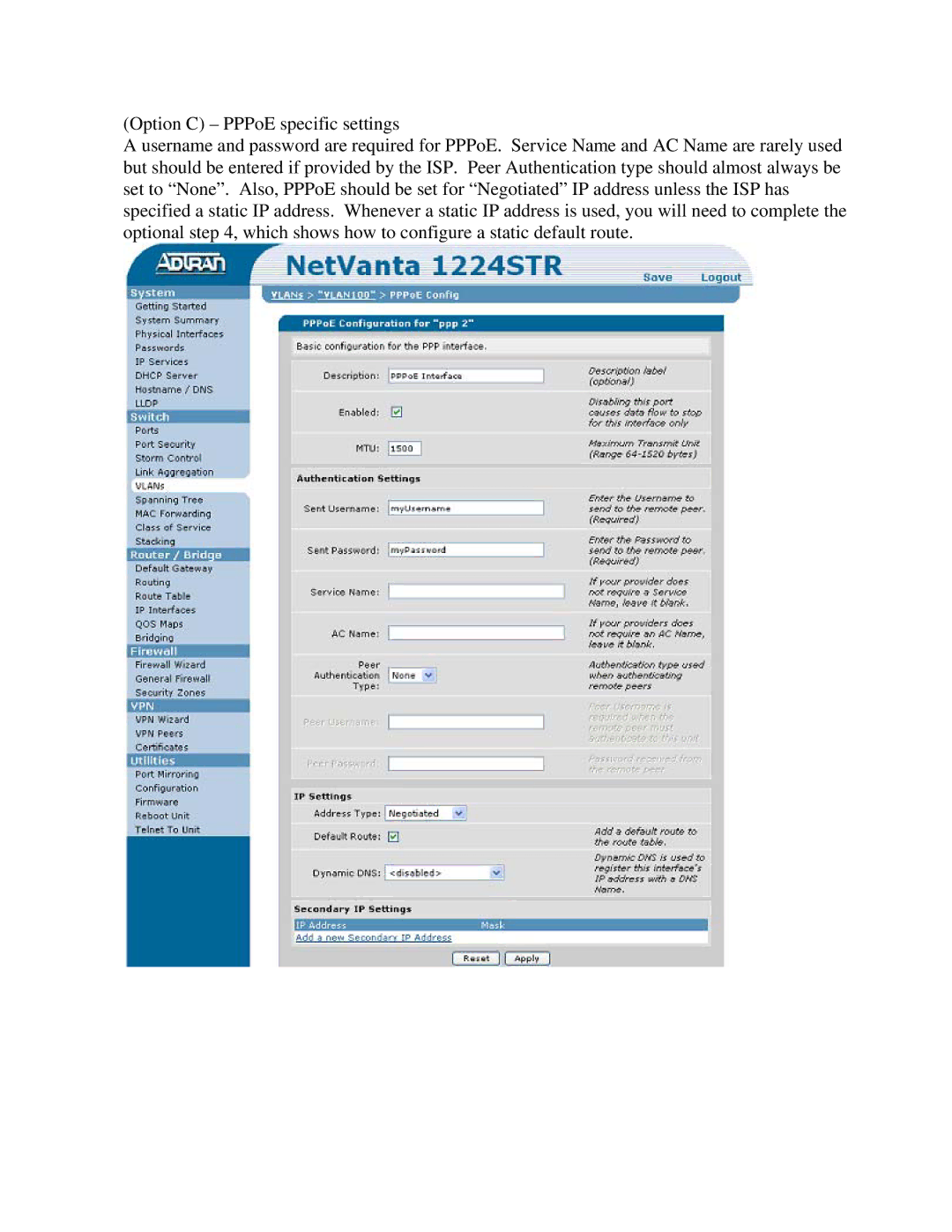 ADTRAN 1224R manual 