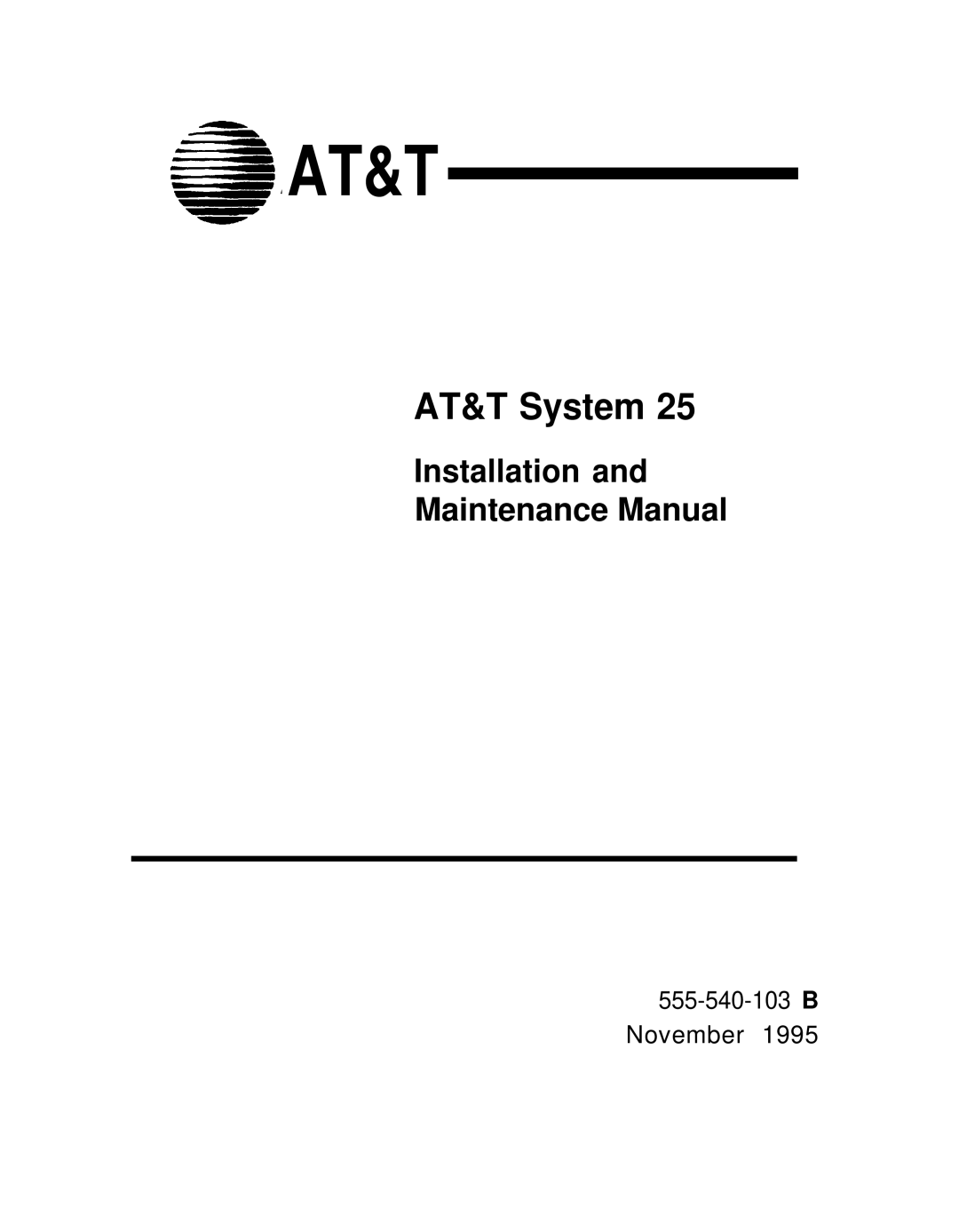 ADTRAN 25 manual At&T 