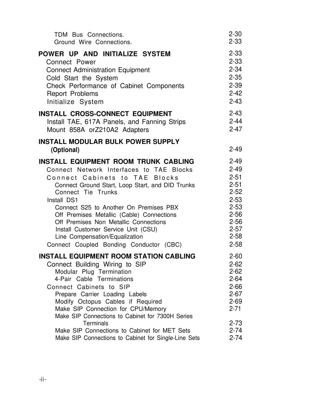 ADTRAN 25 manual Power UP and Initialize System 