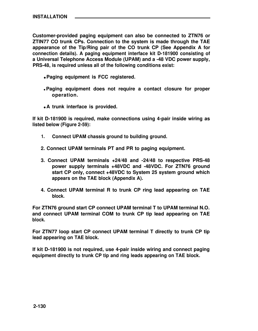 ADTRAN 25 manual Installation 