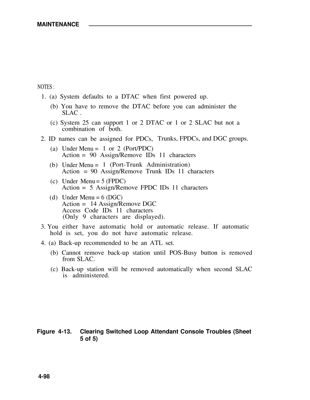 ADTRAN 25 manual Maintenance 