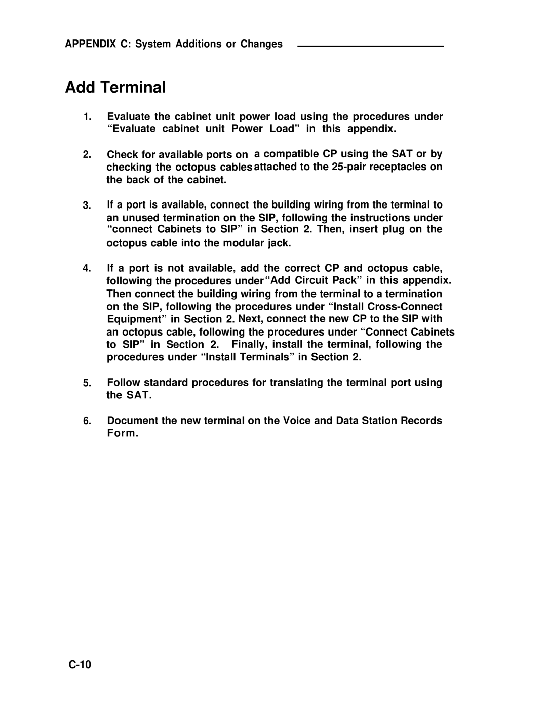 ADTRAN 25 manual Add Terminal 