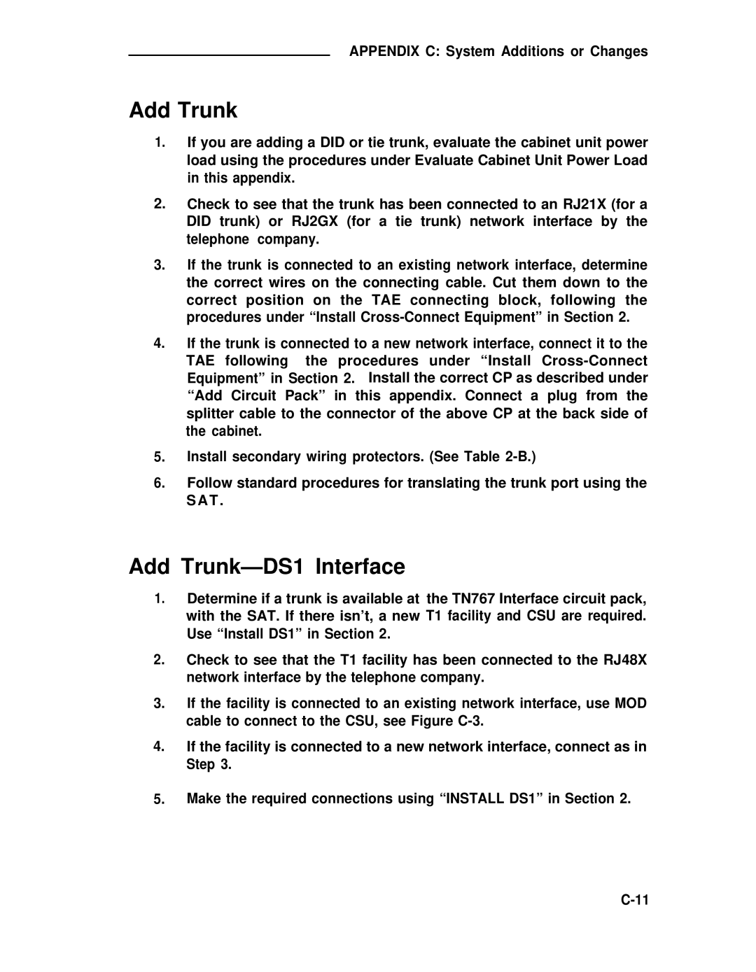 ADTRAN 25 manual Add Trunk 