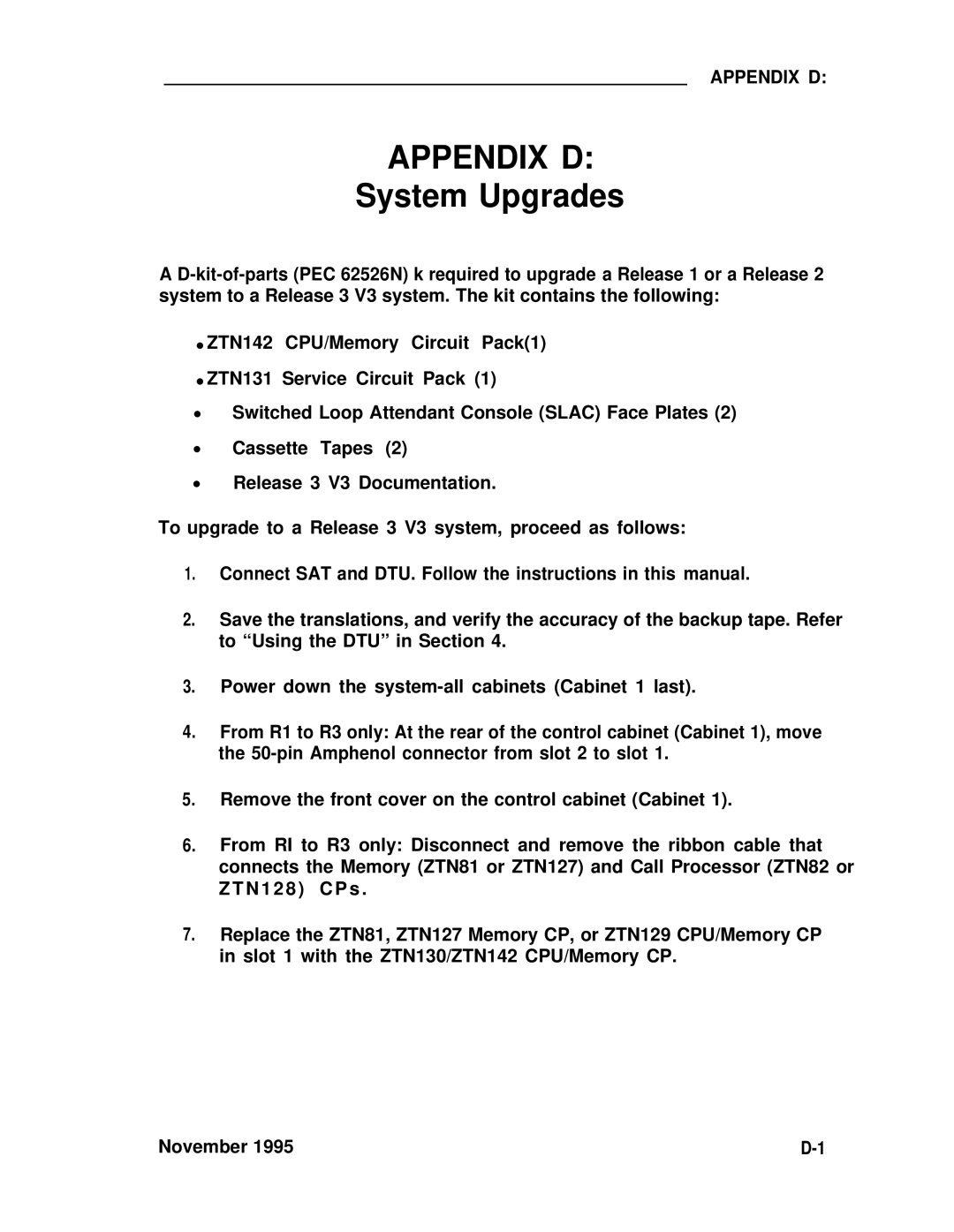 ADTRAN 25 manual Appendix D 