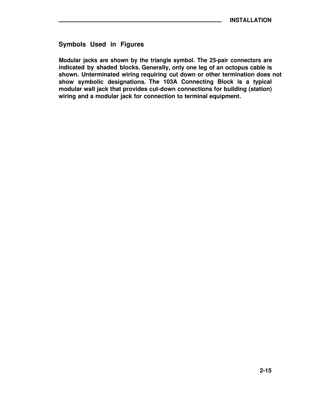 ADTRAN 25 manual Symbols Used in Figures 