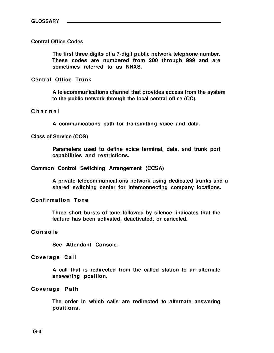 ADTRAN 25 manual Glossary 