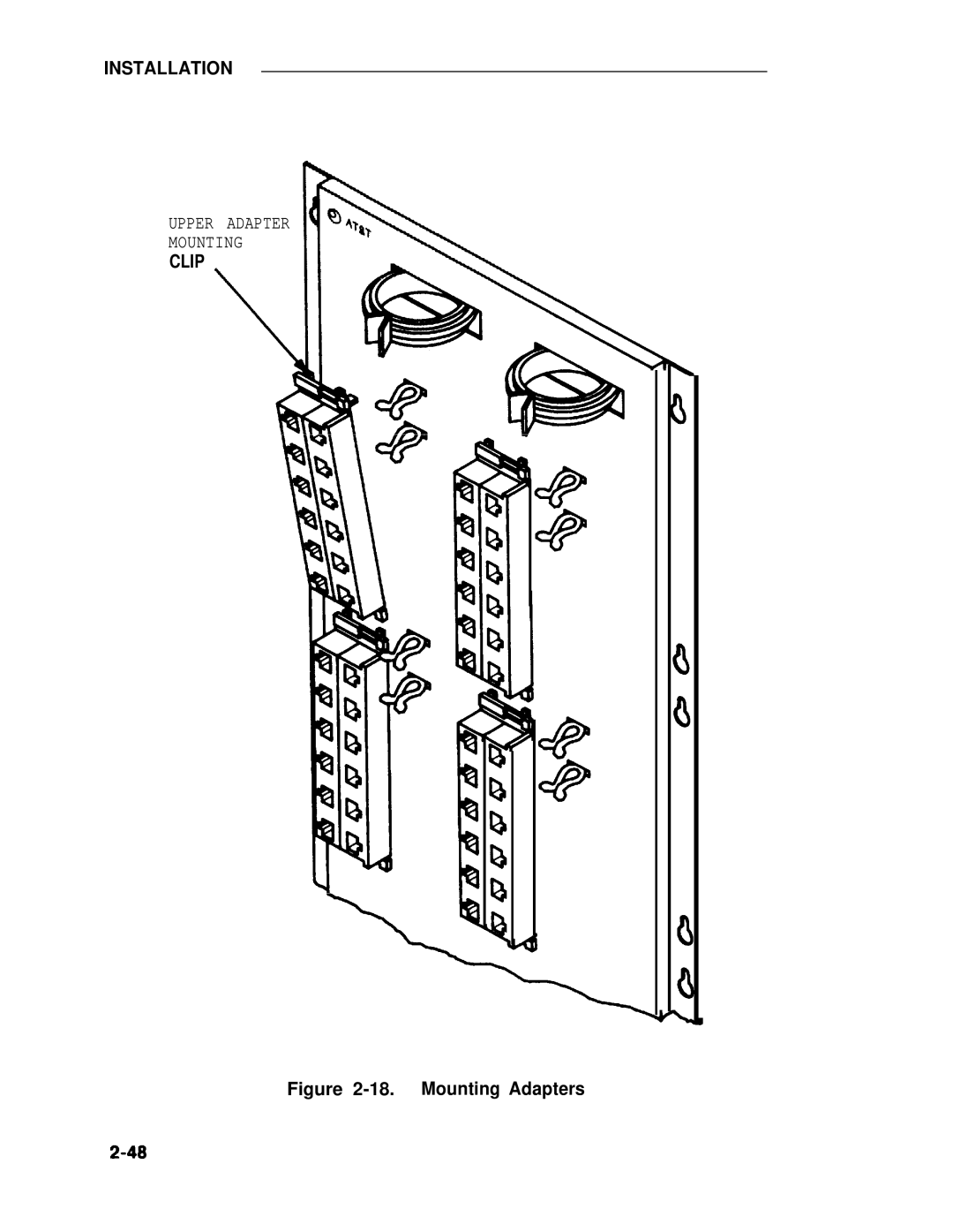 ADTRAN 25 manual Clip, Mounting Adapters 