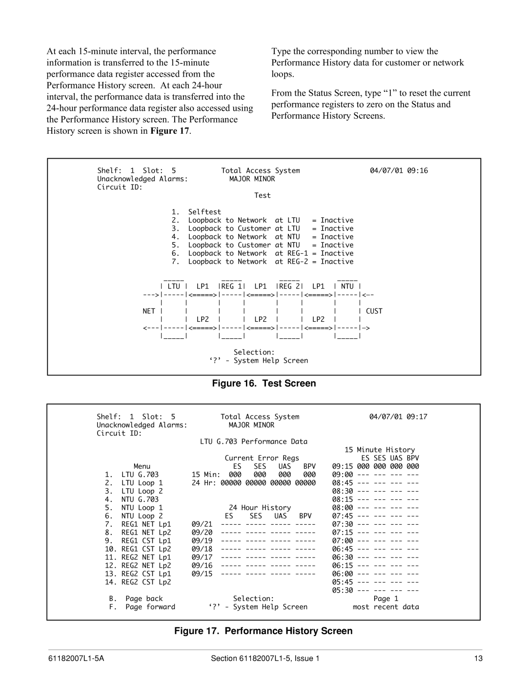 ADTRAN 3060 specifications LTU LP1 REG NTU, NET Cust LP2, Es Ses Uas Bpv 