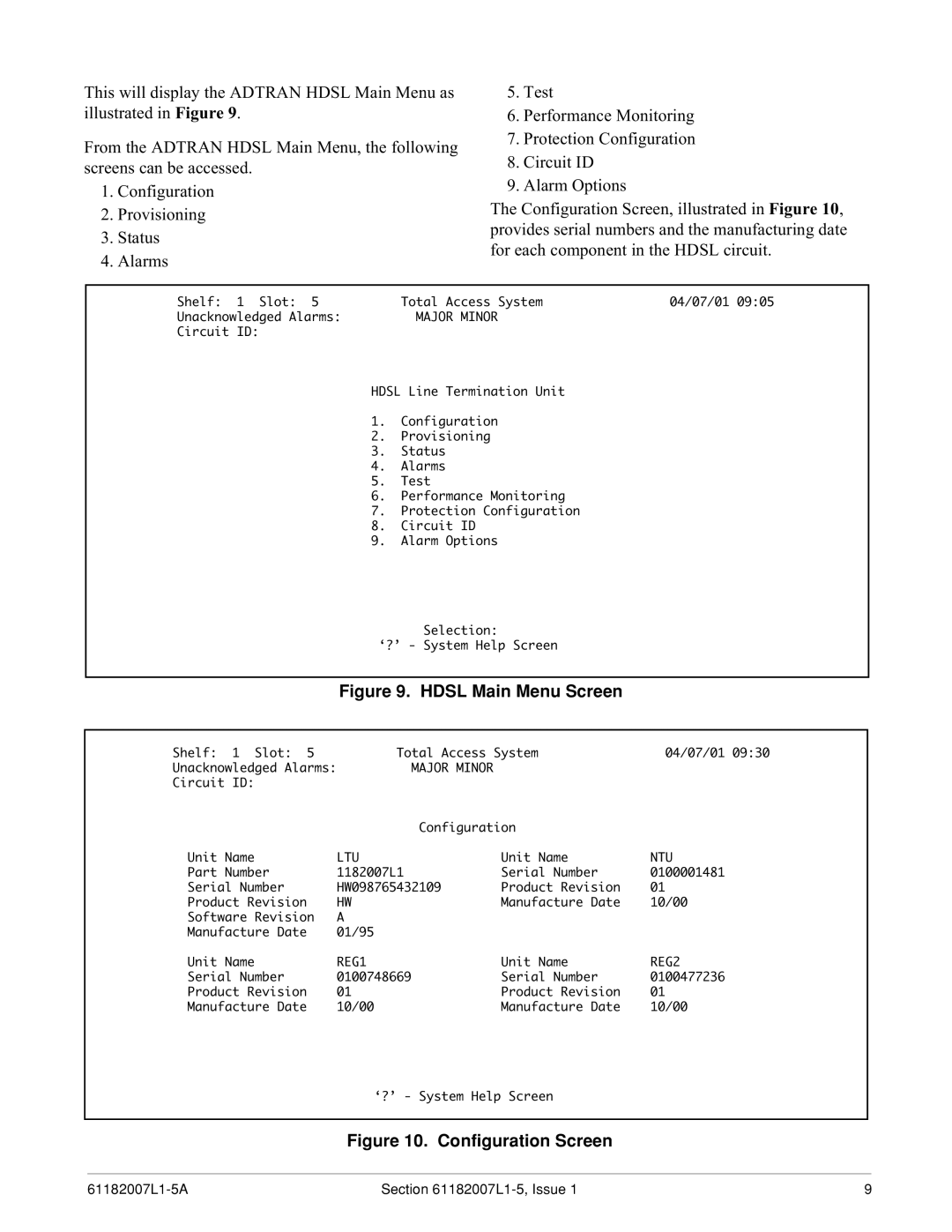 ADTRAN 3060 specifications Ntu, REG1, REG2 